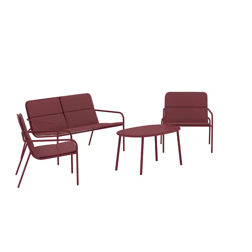 Soffgrupp Venture Home Fourni 2-sitssoffa och 2st fåtöljer med Dynor och Soffbord