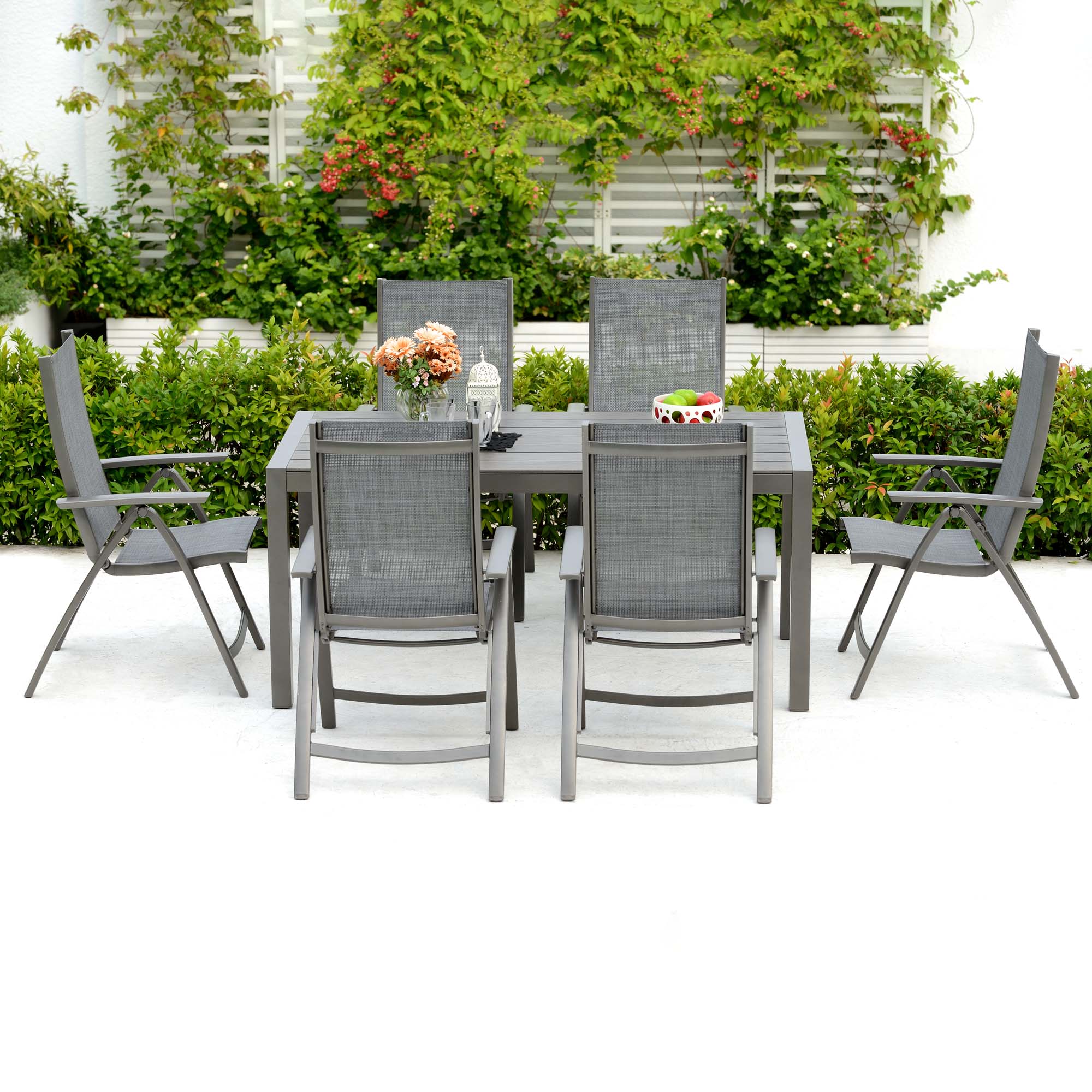 Matgrupp Utomhus LifestyleGarden Solana 163 cm 4 positionsstolar