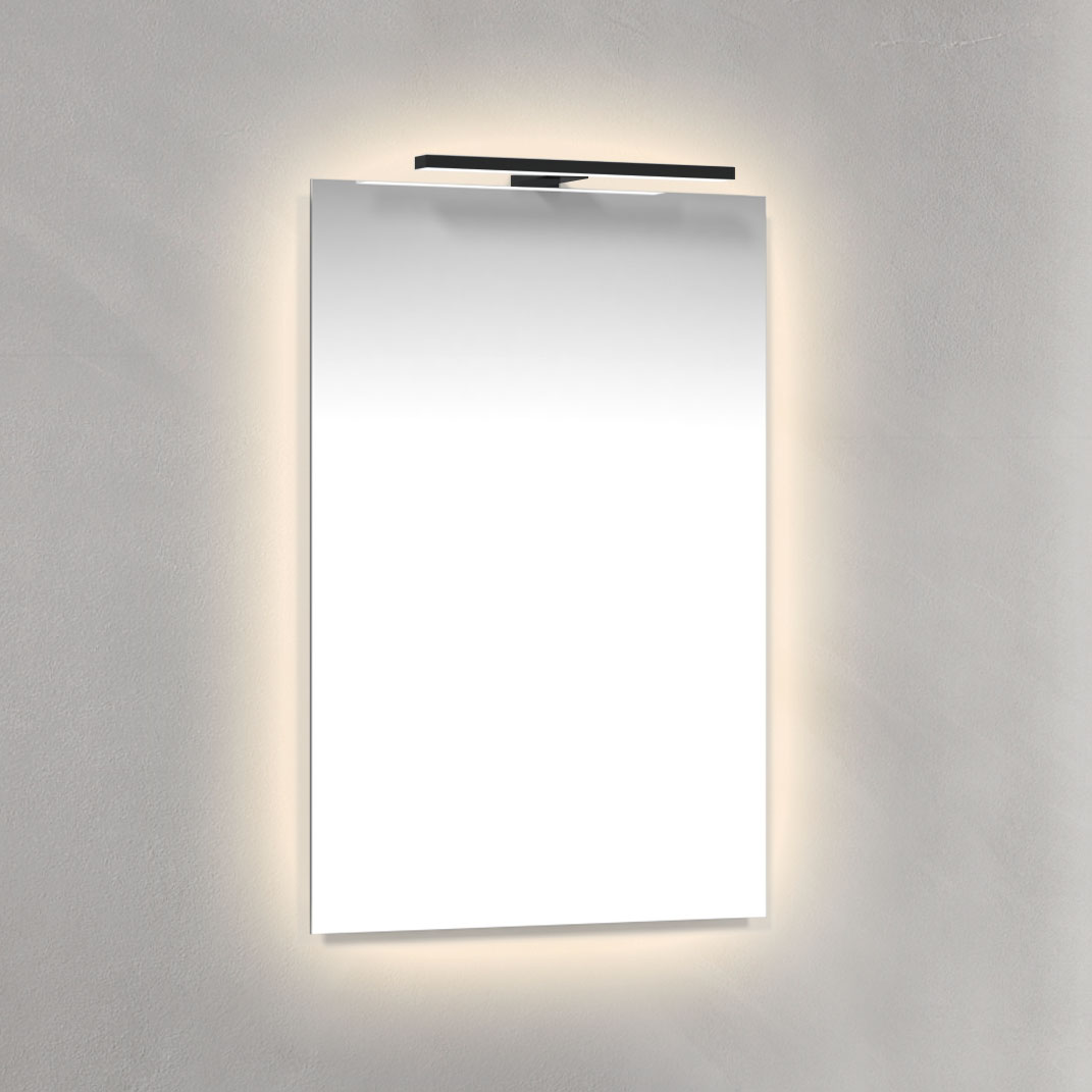 Spegel Macro Design Ambilight med Svart T-belysning