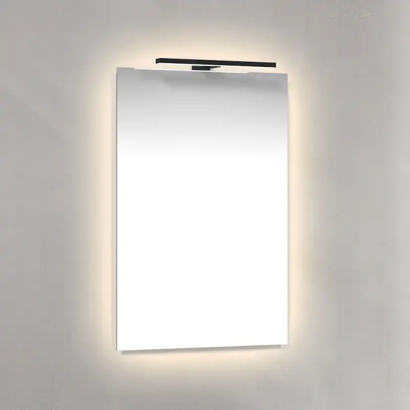 Spegel Macro Design Ambilight med Svart T-belysning