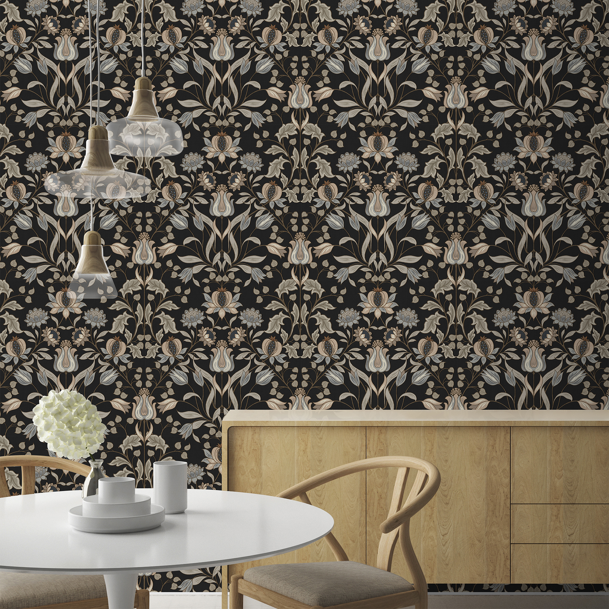 Tapet Sublime Nostalgic Flower Brun 121150