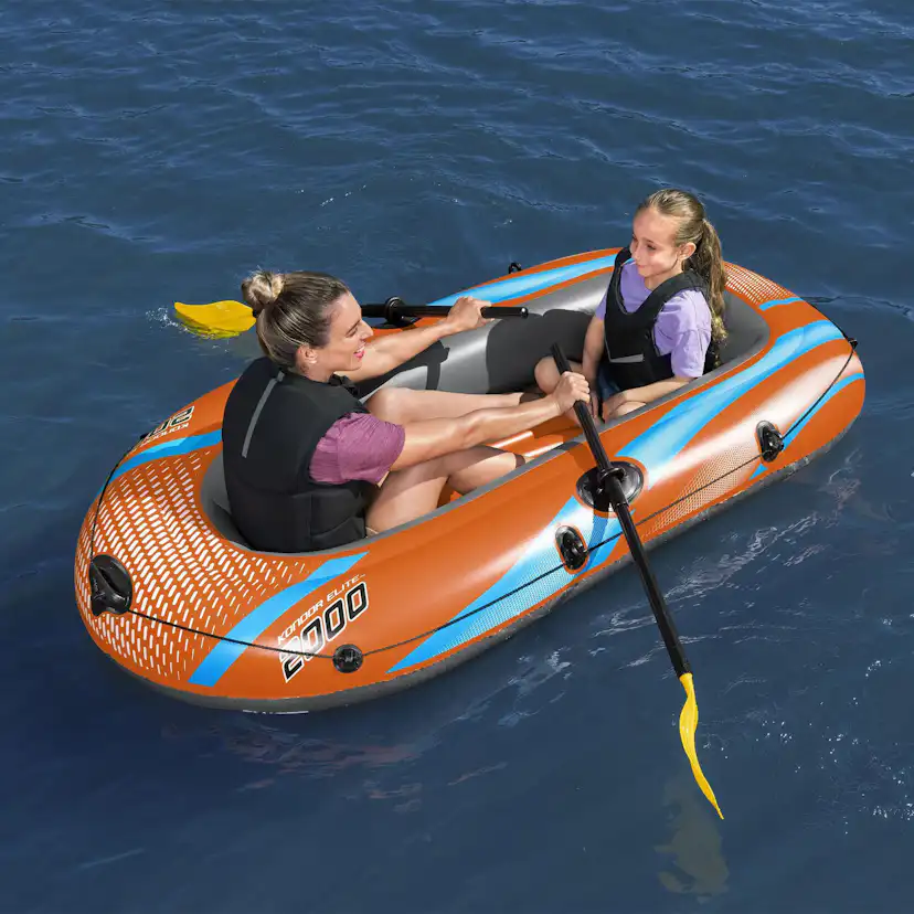 Gummibåt Bestway Kondor Elite 2000 196 x 106 cm inkl. tillbehör