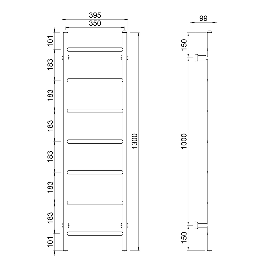 Handdukstork REJ Design Tango E 35744