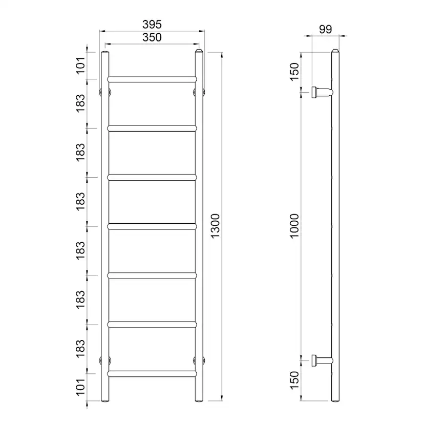 Handdukstork REJ Design Tango E 35744