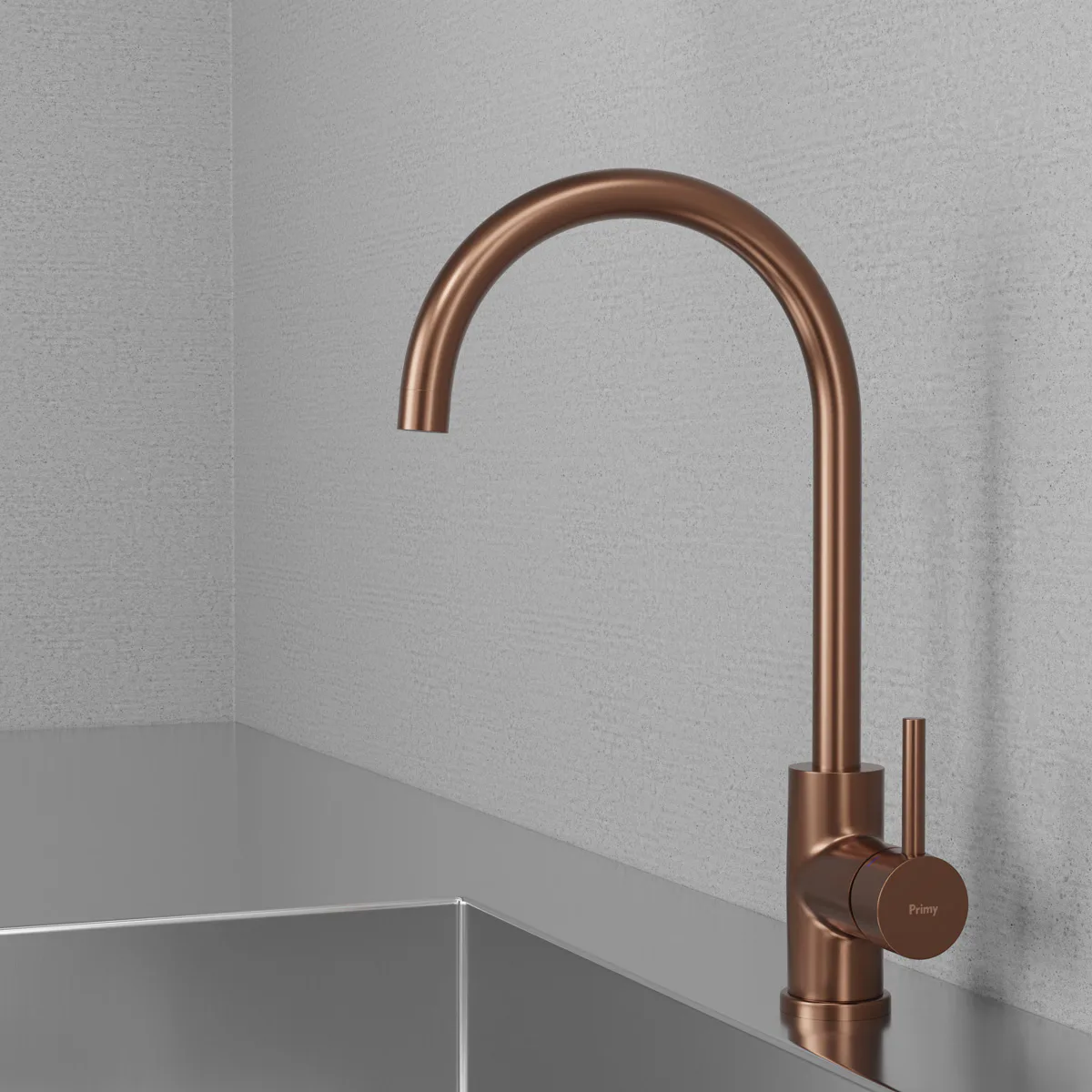 Köksblandare Scandtap Steel Curve Rostfritt Stål