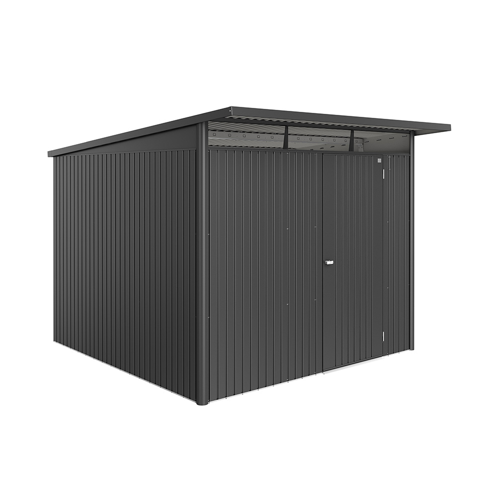 Redskapsbod Biohort Avantgarde Eco A7 Metallic Mörkgrå Standarddörr