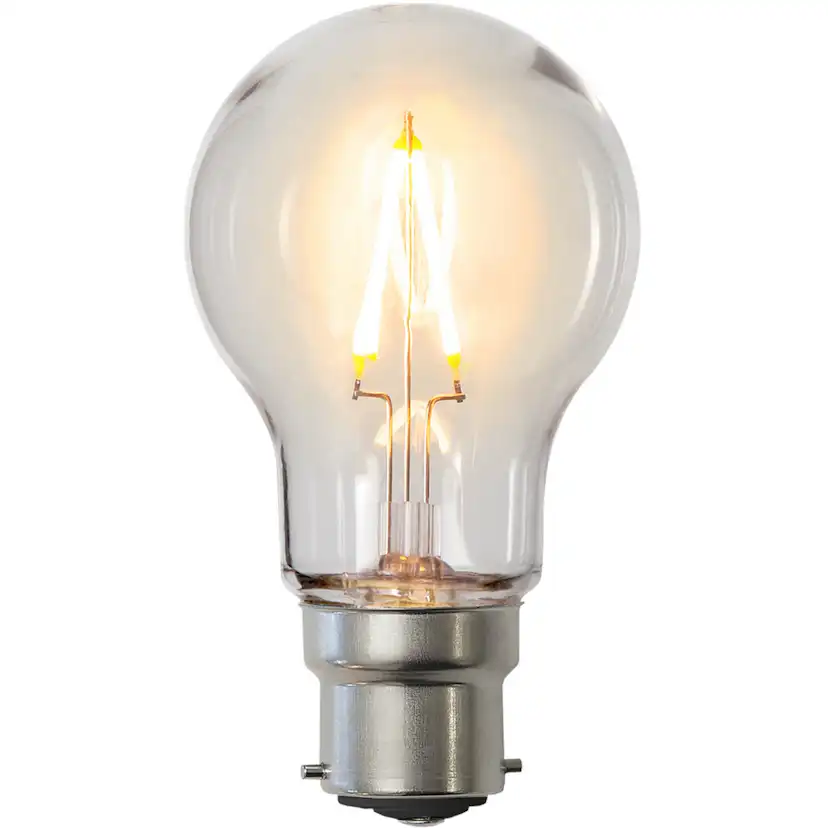 LED-lampa Star Trading Filament B22 A55 Outdoor Lighting PC Cover 1W