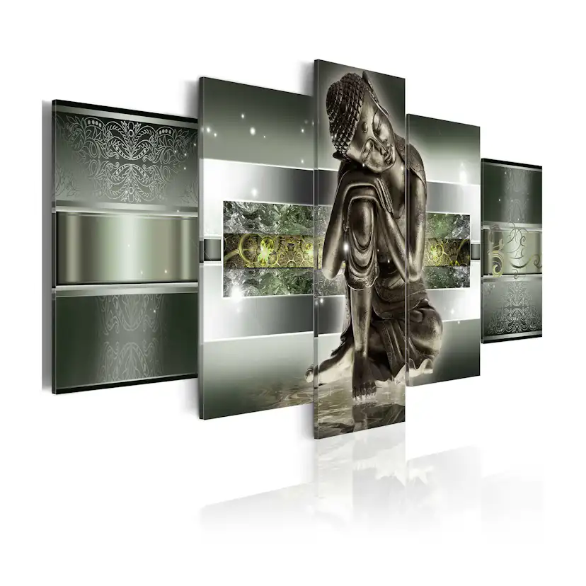 Tavla Arkiio Sleeping Buddha In Greens