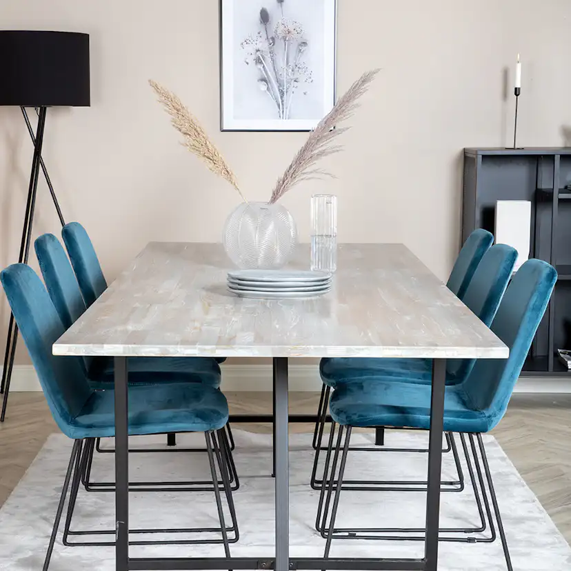 Matgrupp Venture Home Jenni med 6 Muscot Stolar