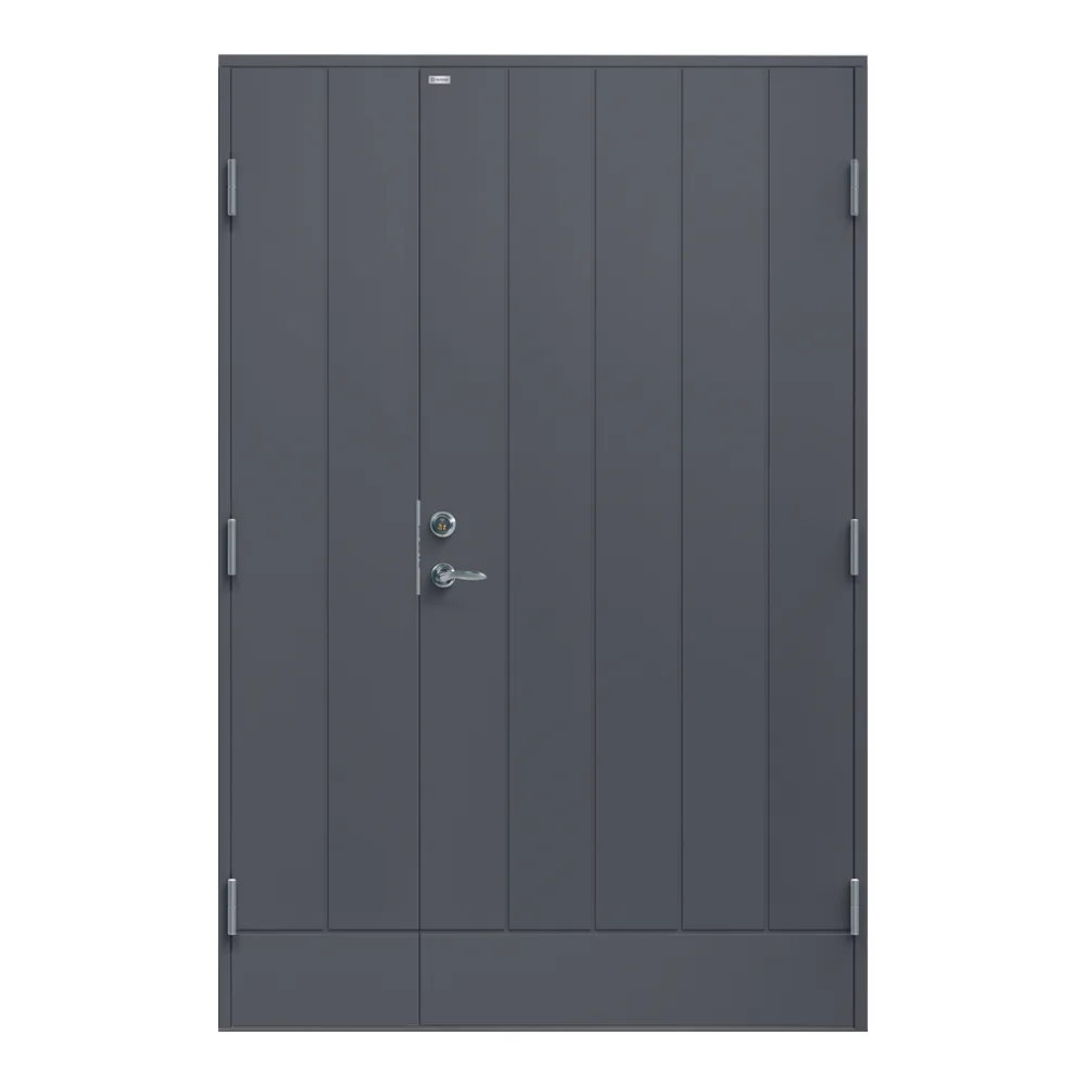 Halvparytterdörr Anna 14x21 NCS S-6502-B, Grå BxH: 140x210 cm, Grå