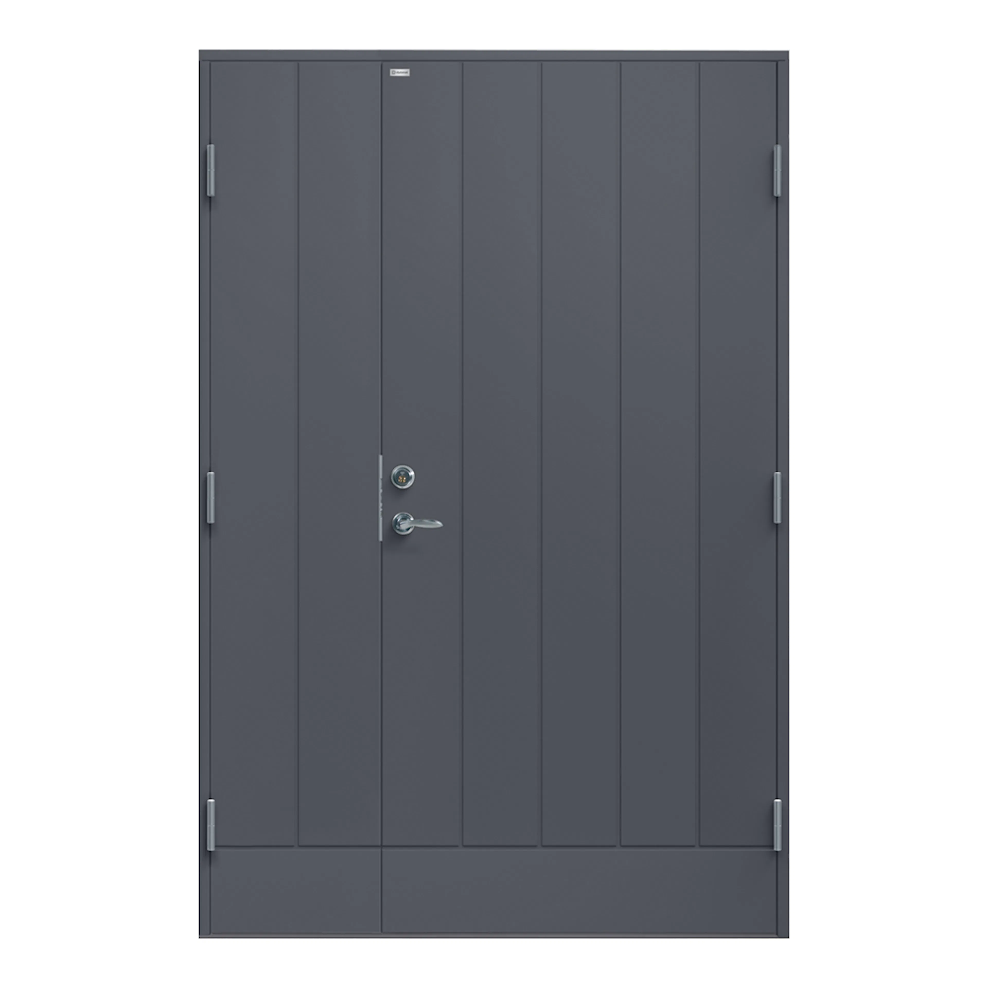 Halvparytterdörr Anna 14x21 NCS S-6502-B, Grå BxH: 140x210 cm, Grå