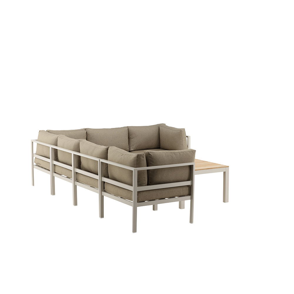 Loungegrupp Venture Home Copacabana 3+3 med Brasilia Soffbord