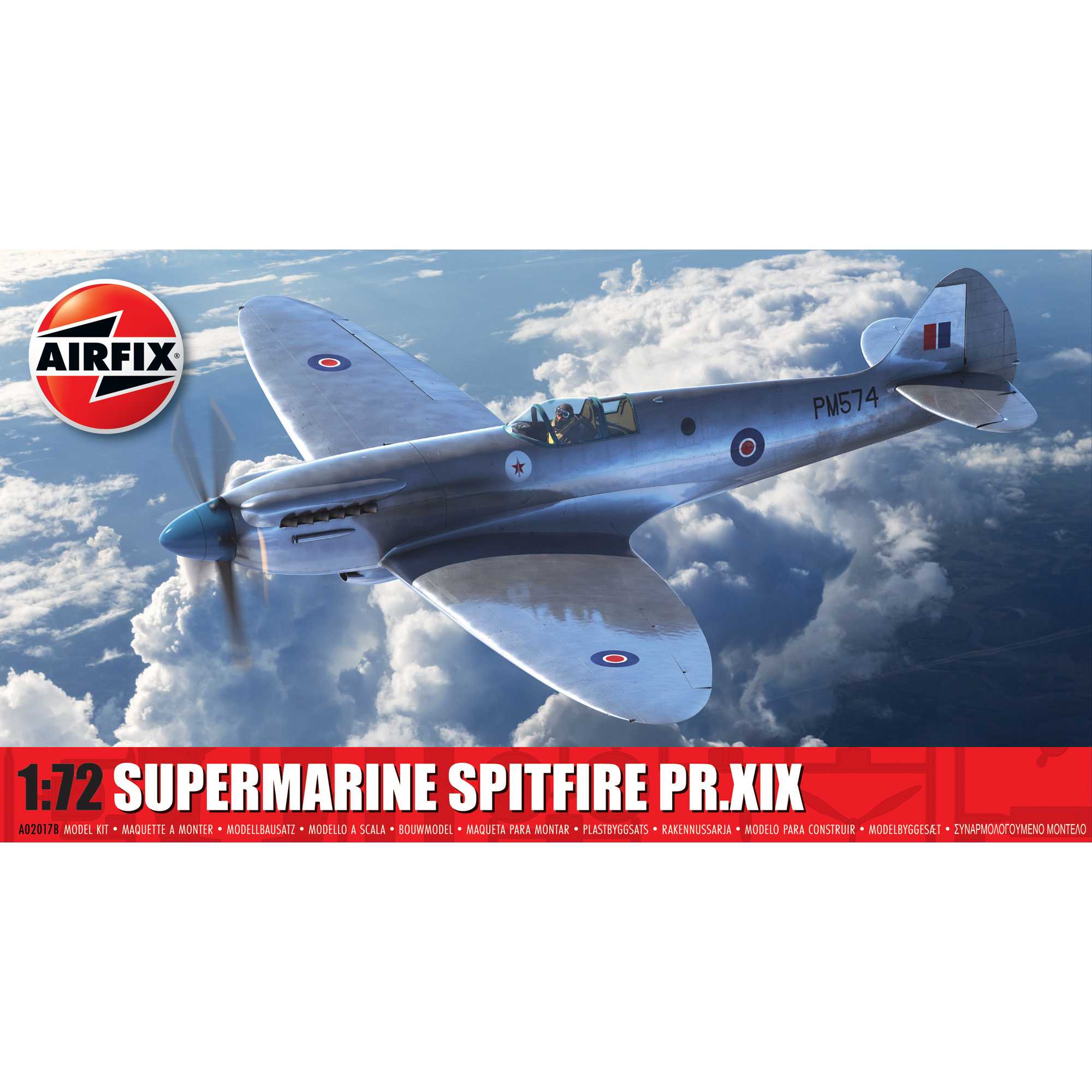 Modellbyggsats Airfix 1:72 Spitfire PR.XIX