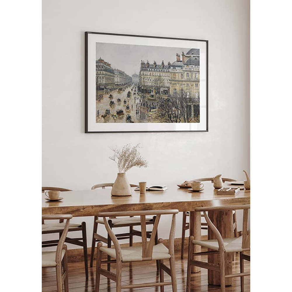 Poster Gallerix Place Du Thtre Franais Paris Rain By Camille Pissarro