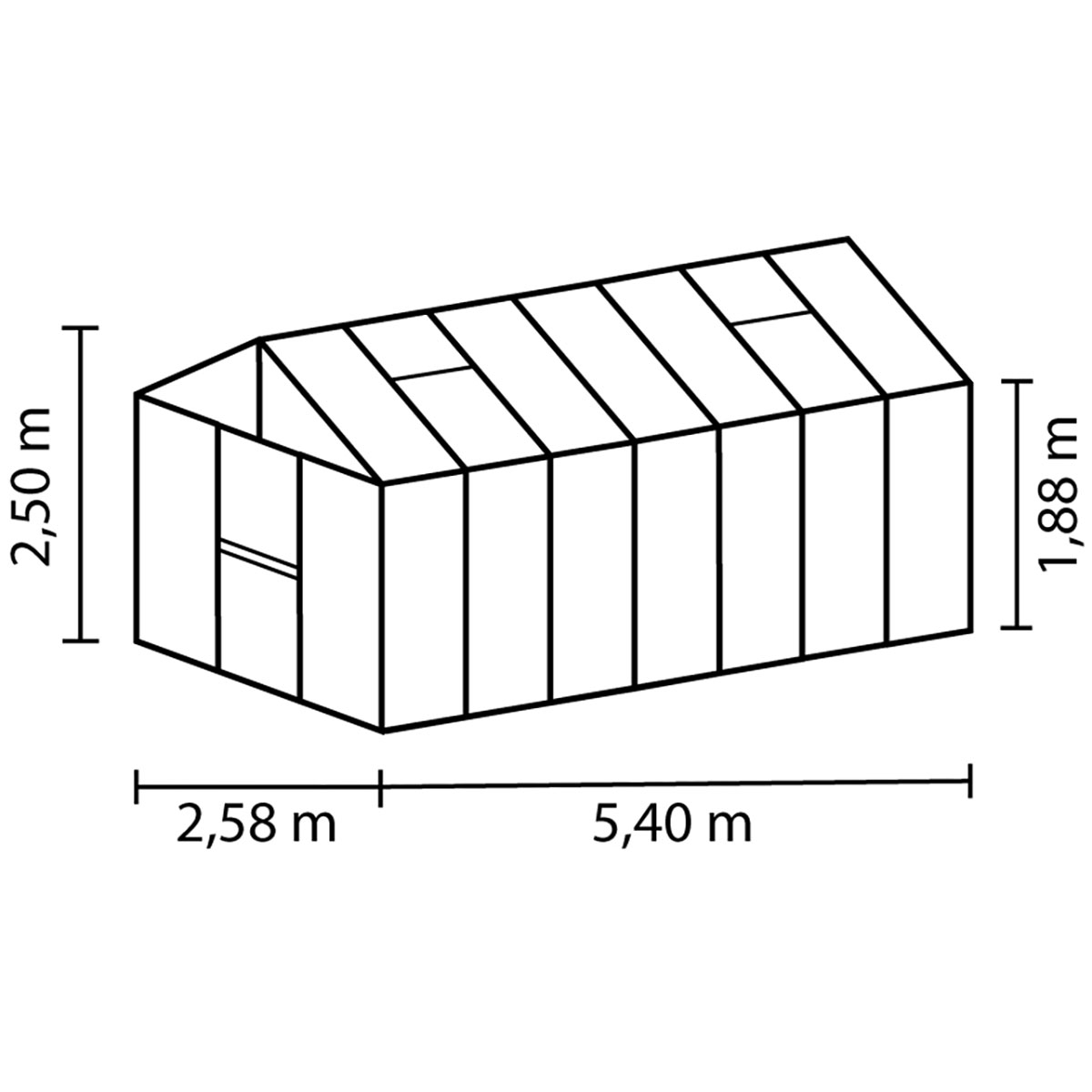 Zeus 13800 alu glas Aluminium