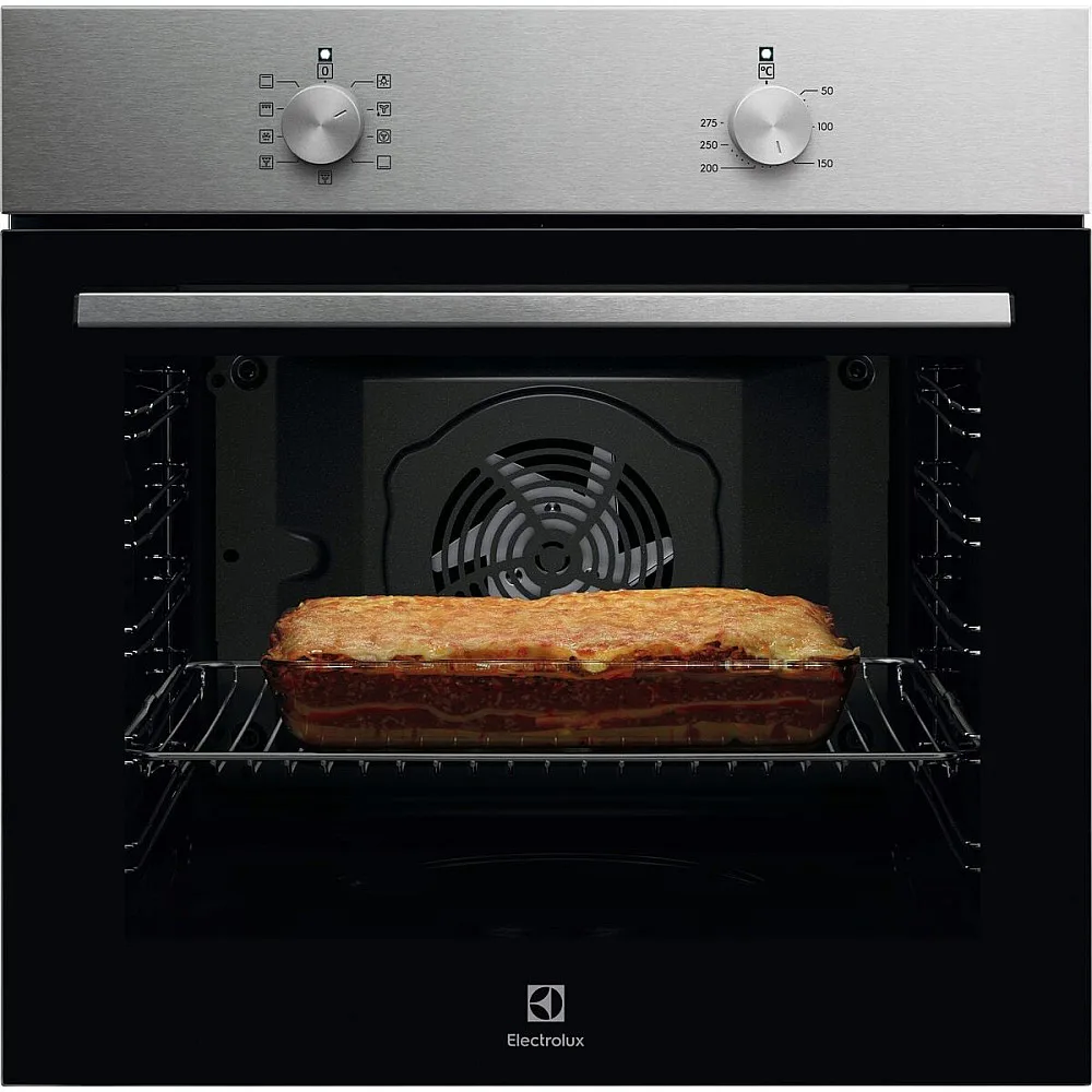 Inbyggnadsugn Electrolux EOB105X Rostfri med Varmluft och AquaClean