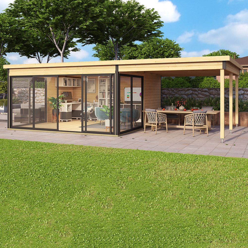 Fristående Uterum Landskap Stråla med Uteplats 30,0 kvm