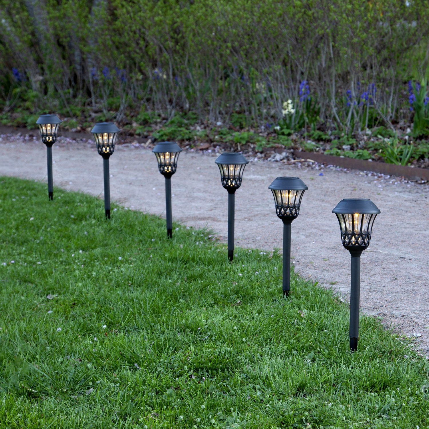 SolcellsPollare Star Trading 4pLaceGångBel