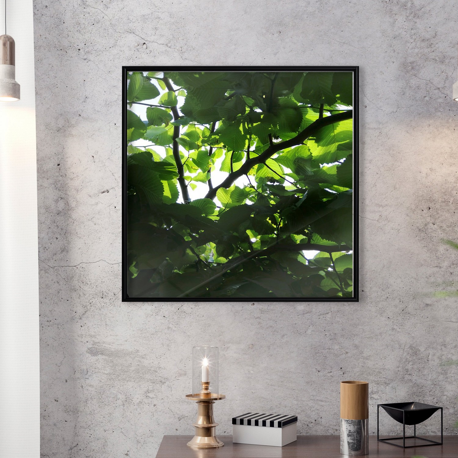 Affisch - Dawn [Poster] 30x30 Svart ram, 30x30 cm