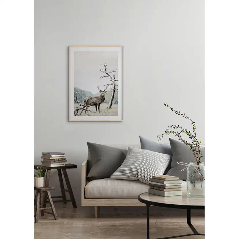 Poster Gallerix Winter Deer