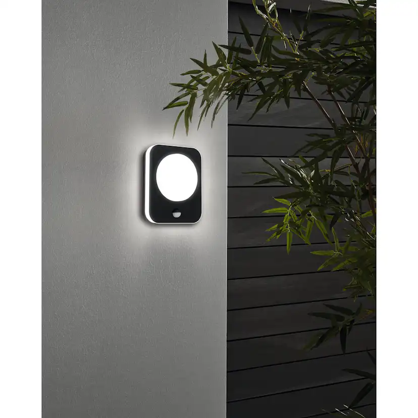 Vägglampa Utebelysning Eglo Madriz med Sensor