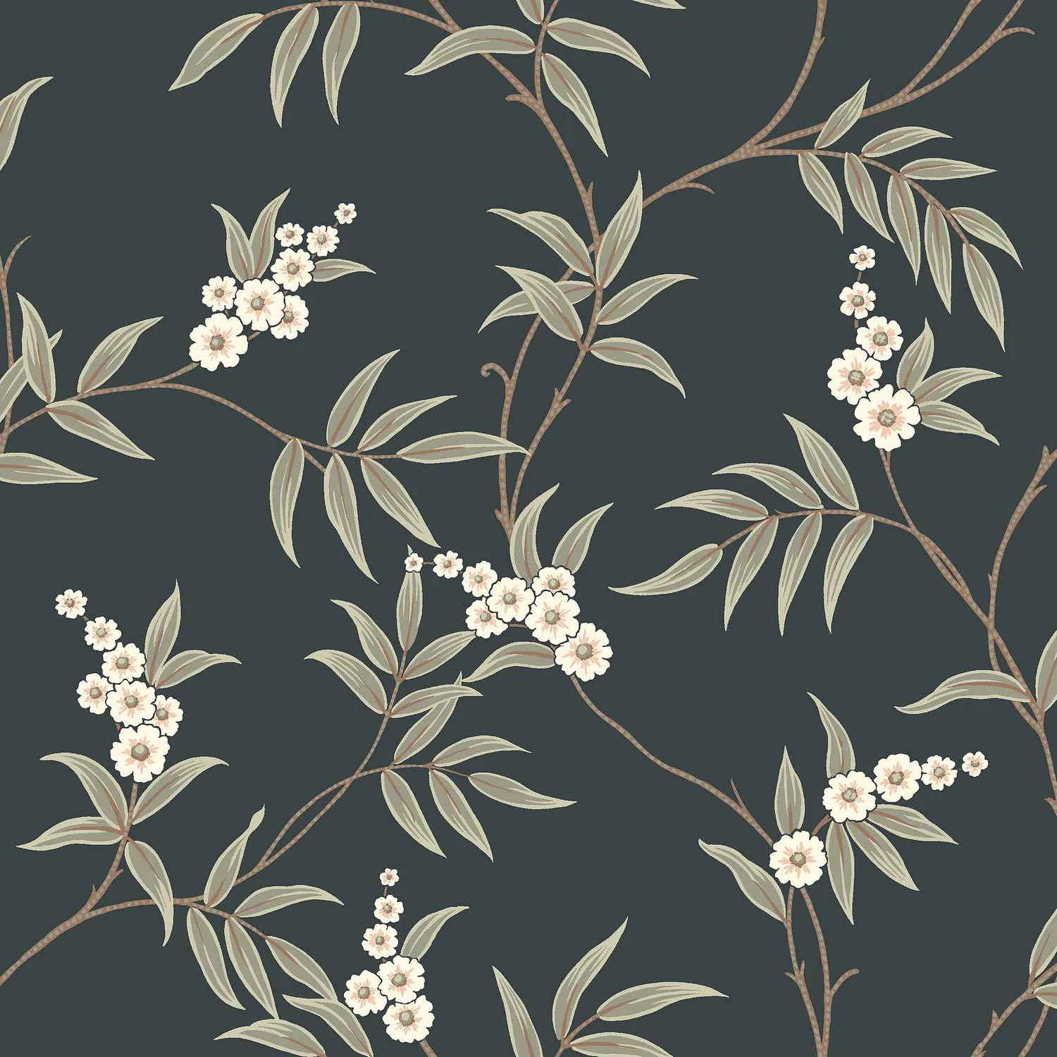 Tapet Boråstapeter Floral Tree 7765