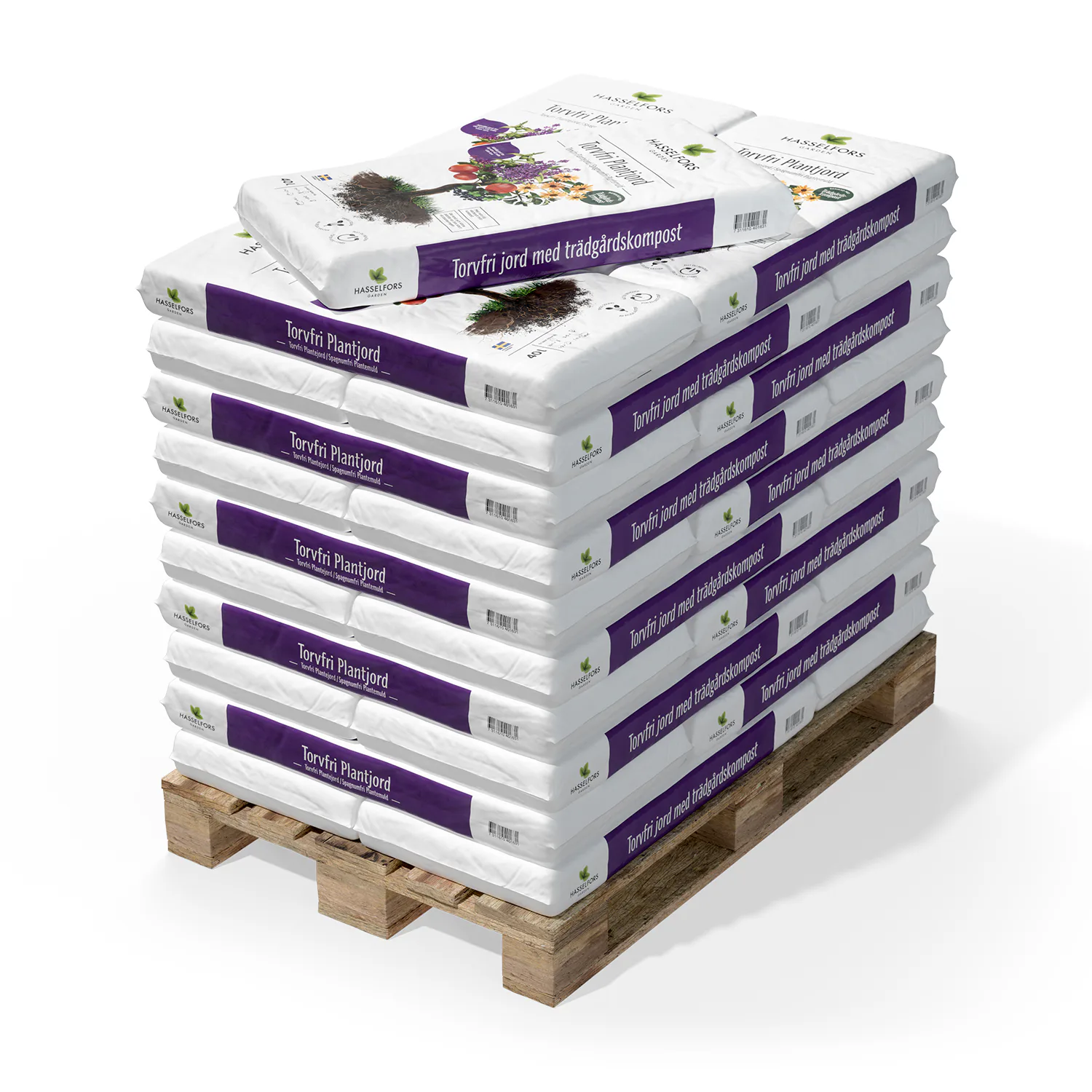 Plantjord Hasselfors Garden Torvfri 48X40 L