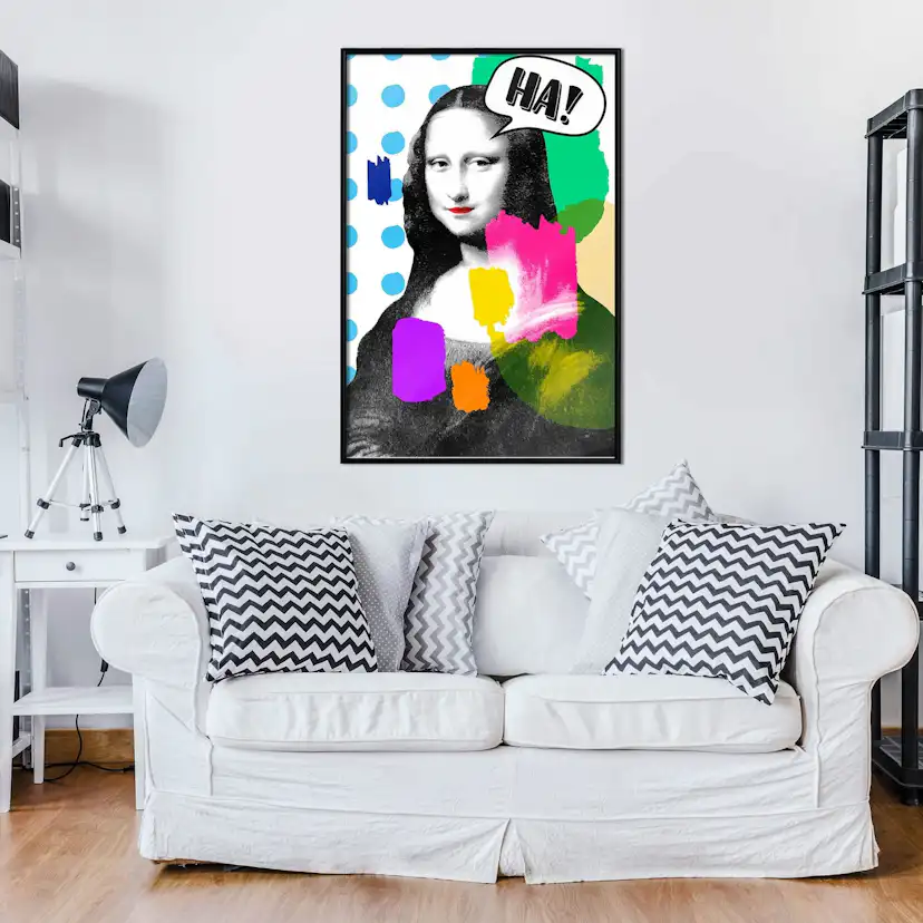Poster Artgeist Affisch Mona Lisa Pop-art