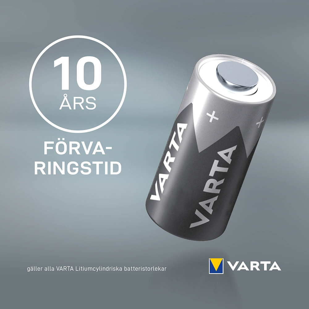 Batteri VARTA Litium CR123A 2-Pack