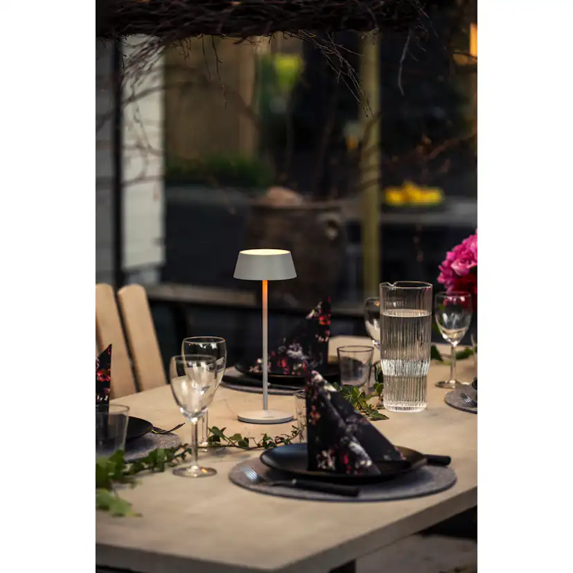 Bordslampa Gnosjö Konstsmide Menton USB Portabel