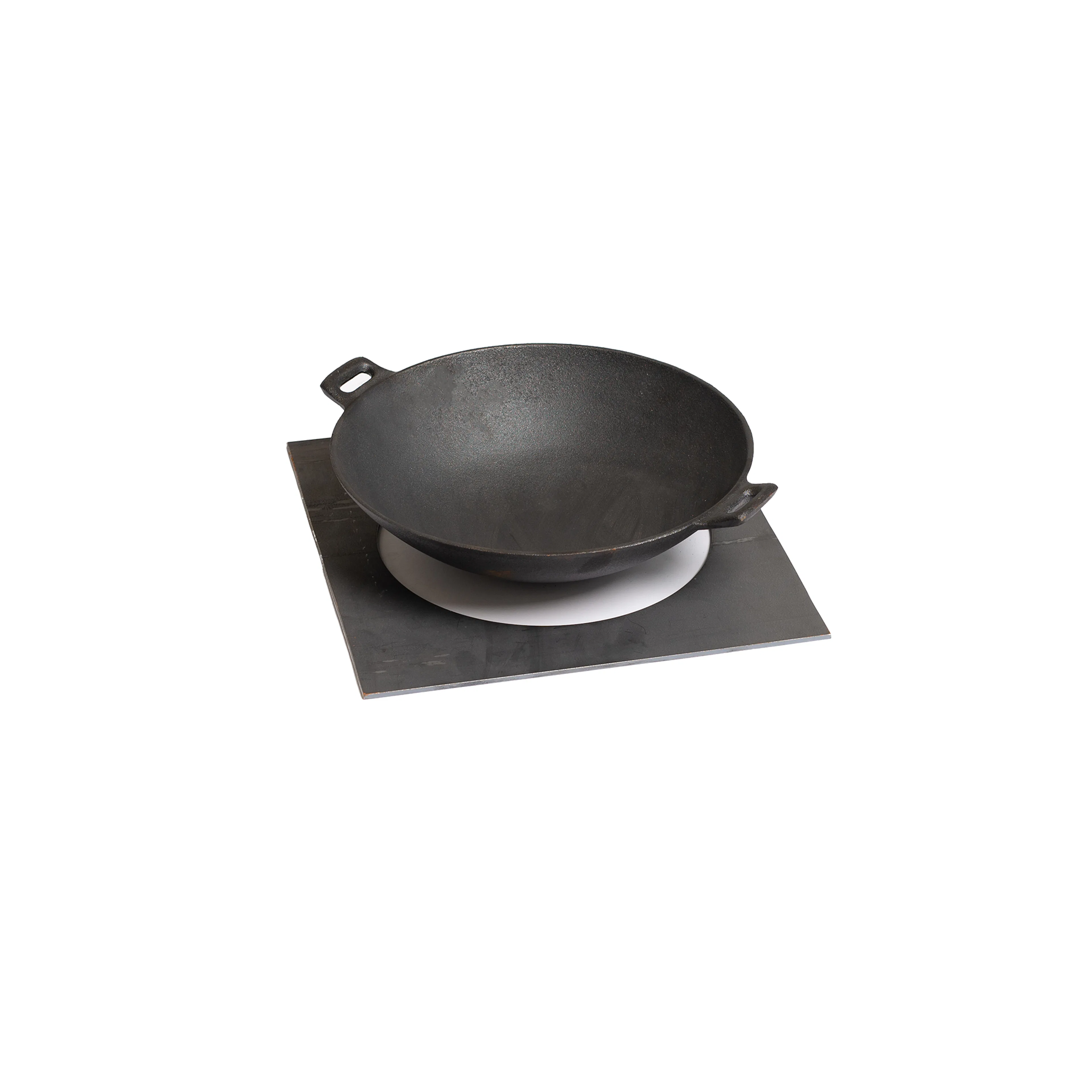 Wokpanna GrillSymbol Gjutjärnspanna 30 cm för Stekhäll & Gasolgrill