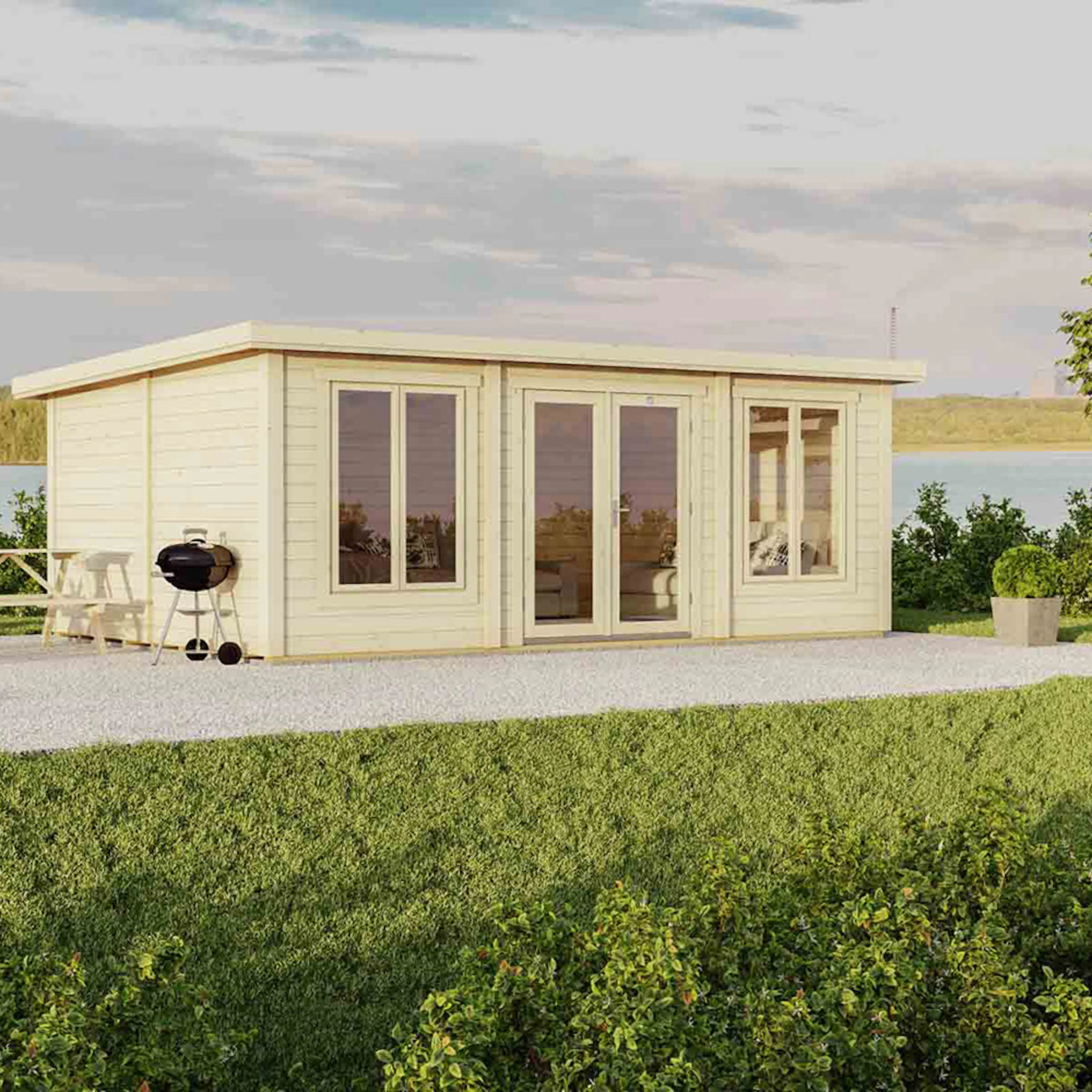 Attefallshus Luoman Lillevilla Kolima 24 m² med Pulpettak