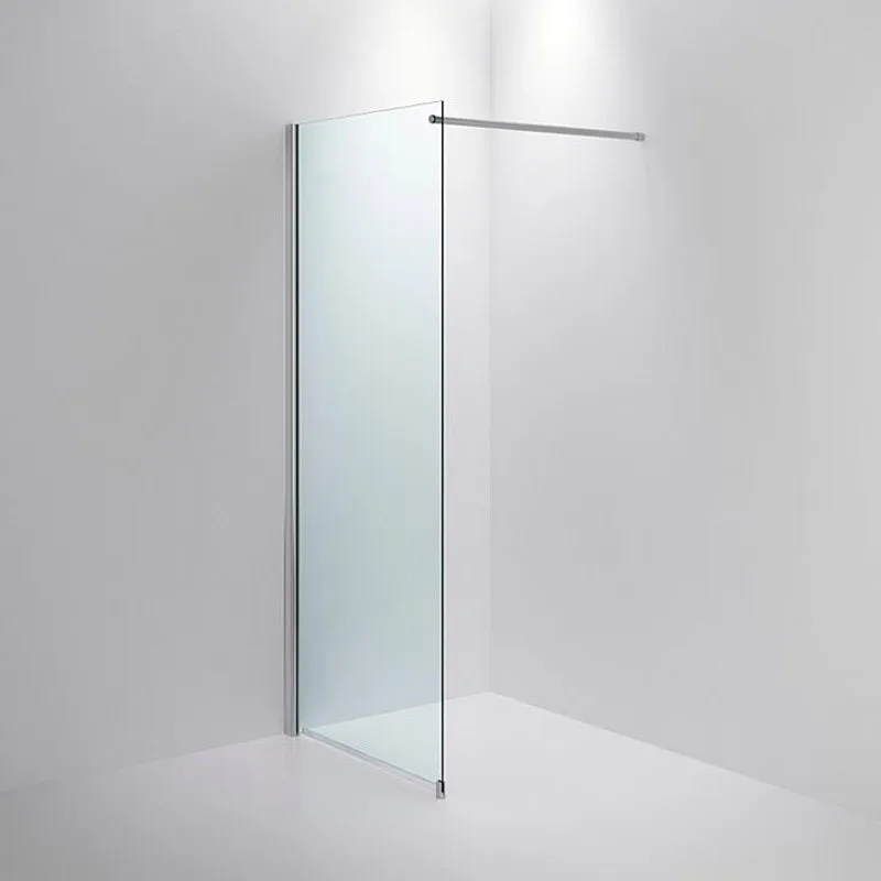 INR BASIC Ramona Klarglas Blank silver 900 - Duschhörna 900 mm
