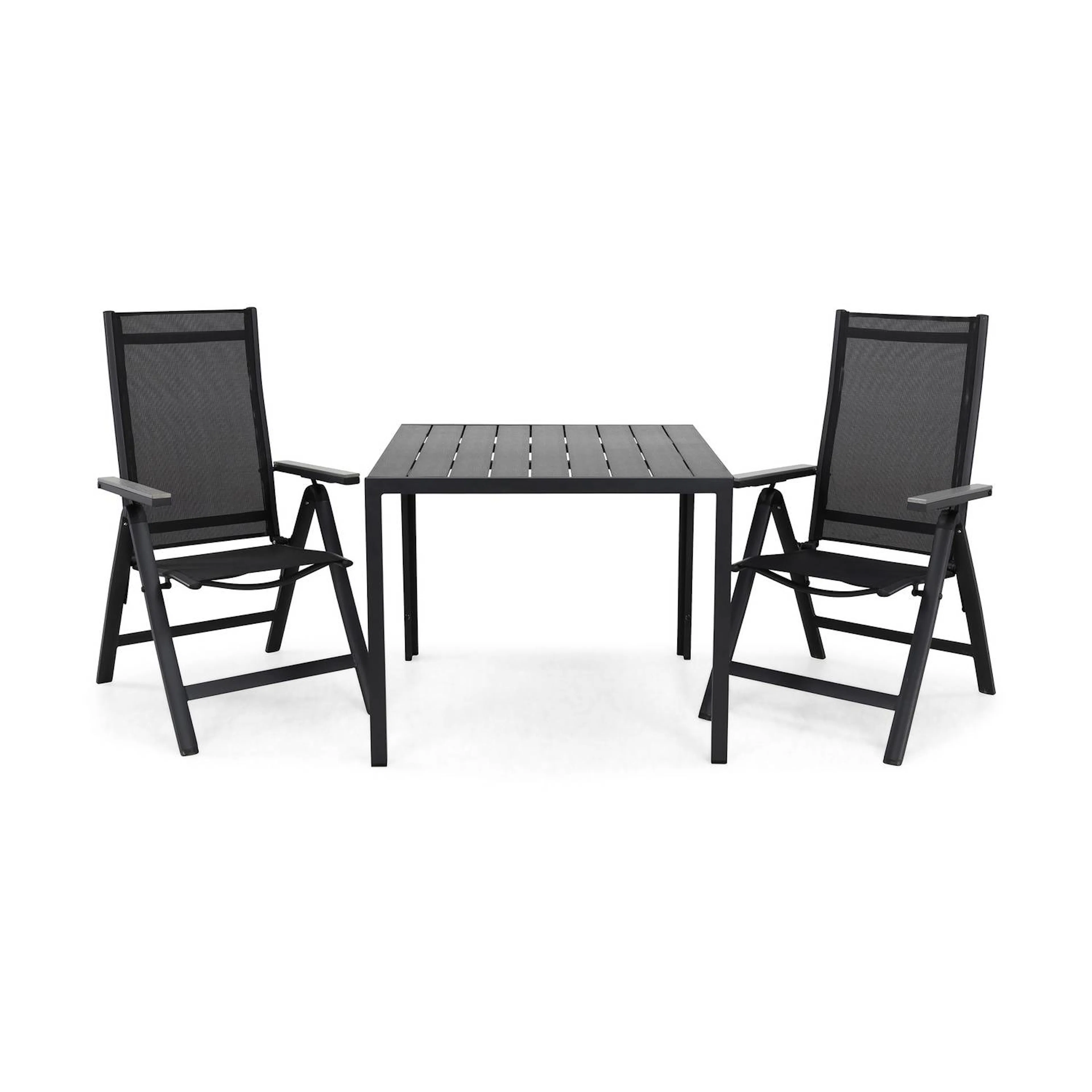 Matgrupp Comfort Garden Tunis Matgrupp Utomhus 90 med 2 Monaco Positionsstol