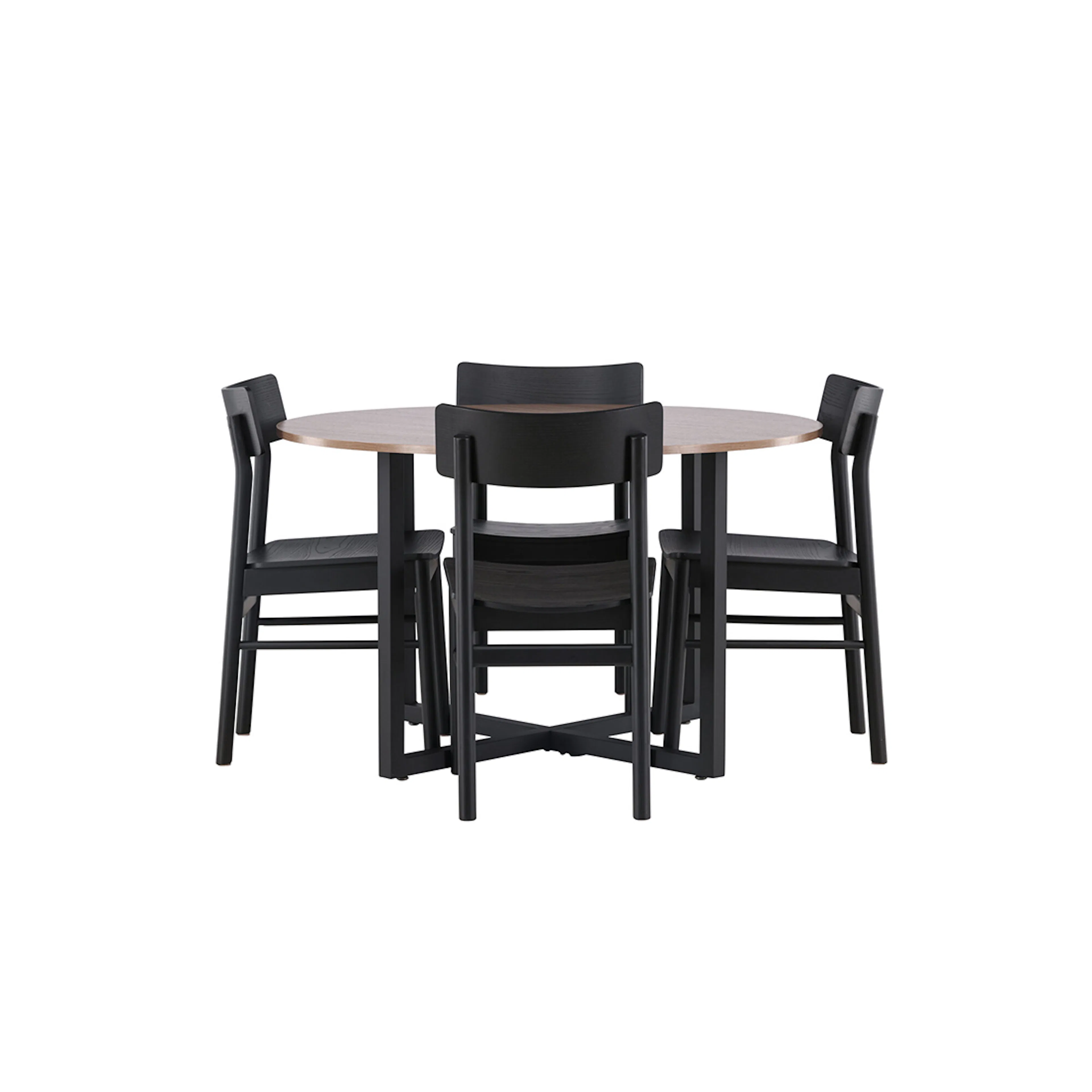 Matgrupp Venture Home Durango Ø120 cm med 4st Montros Matstolar