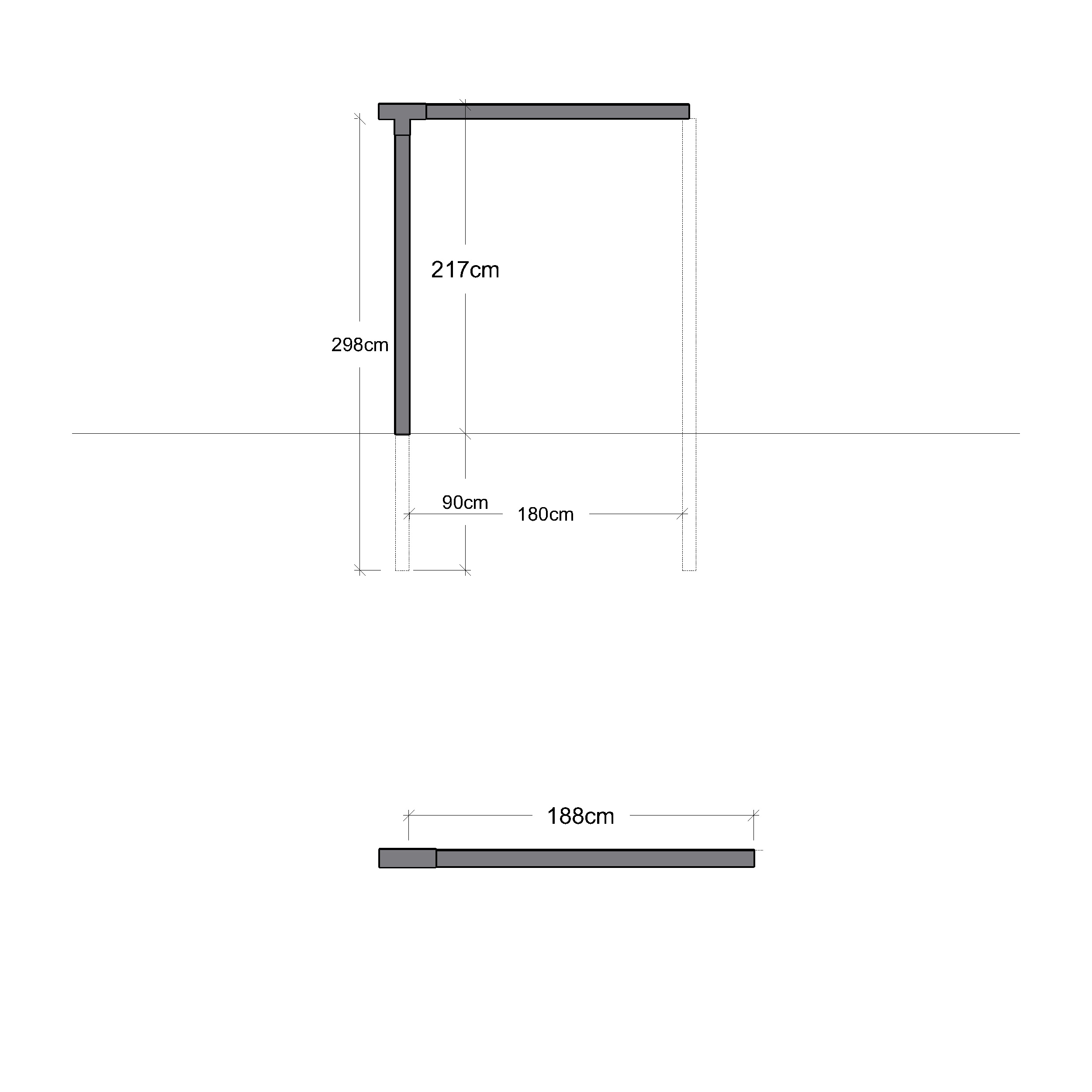 Pergola PLUS Enkel 1 Modul Förlängare