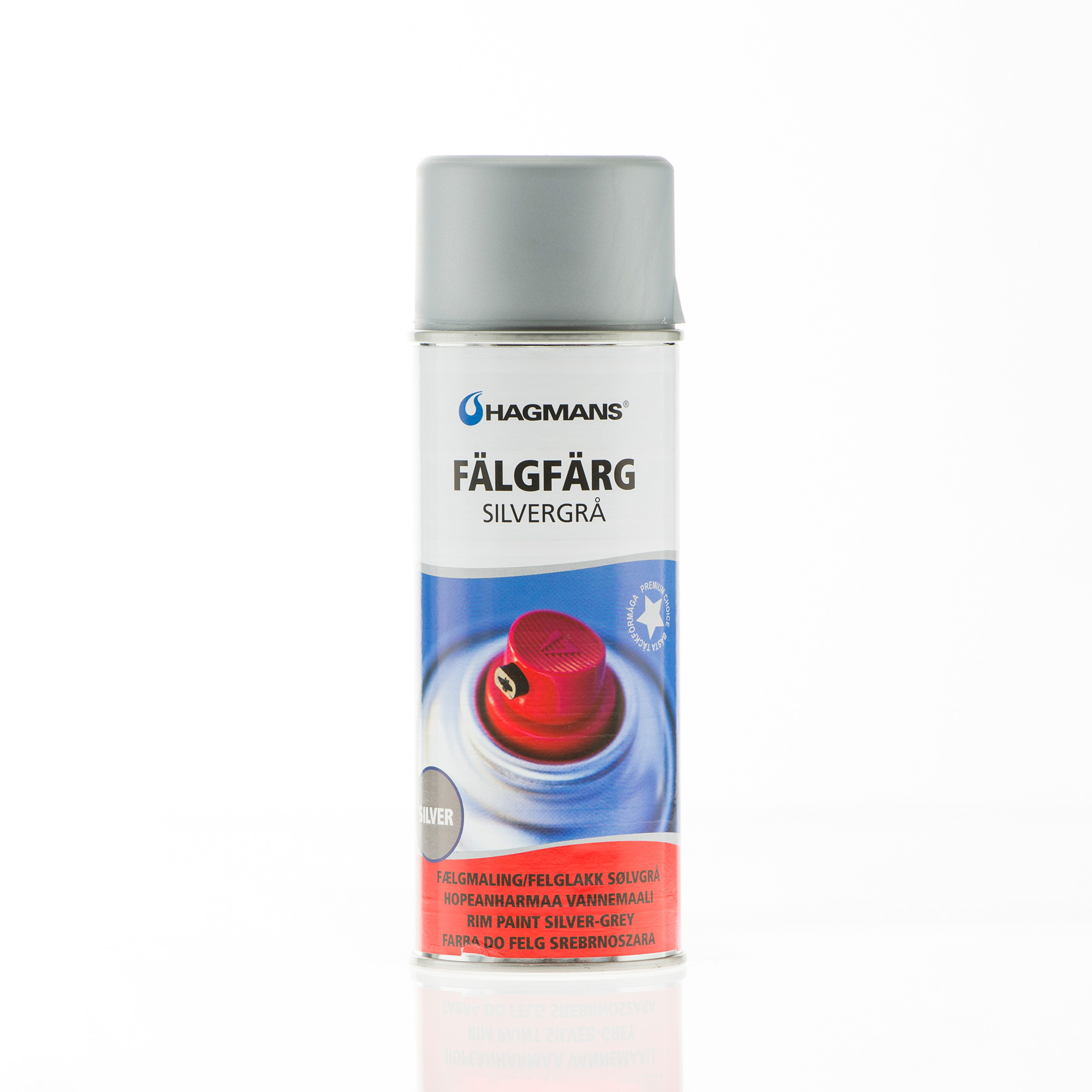 Fälgfärg Hagmans Silvergrå 400 ml