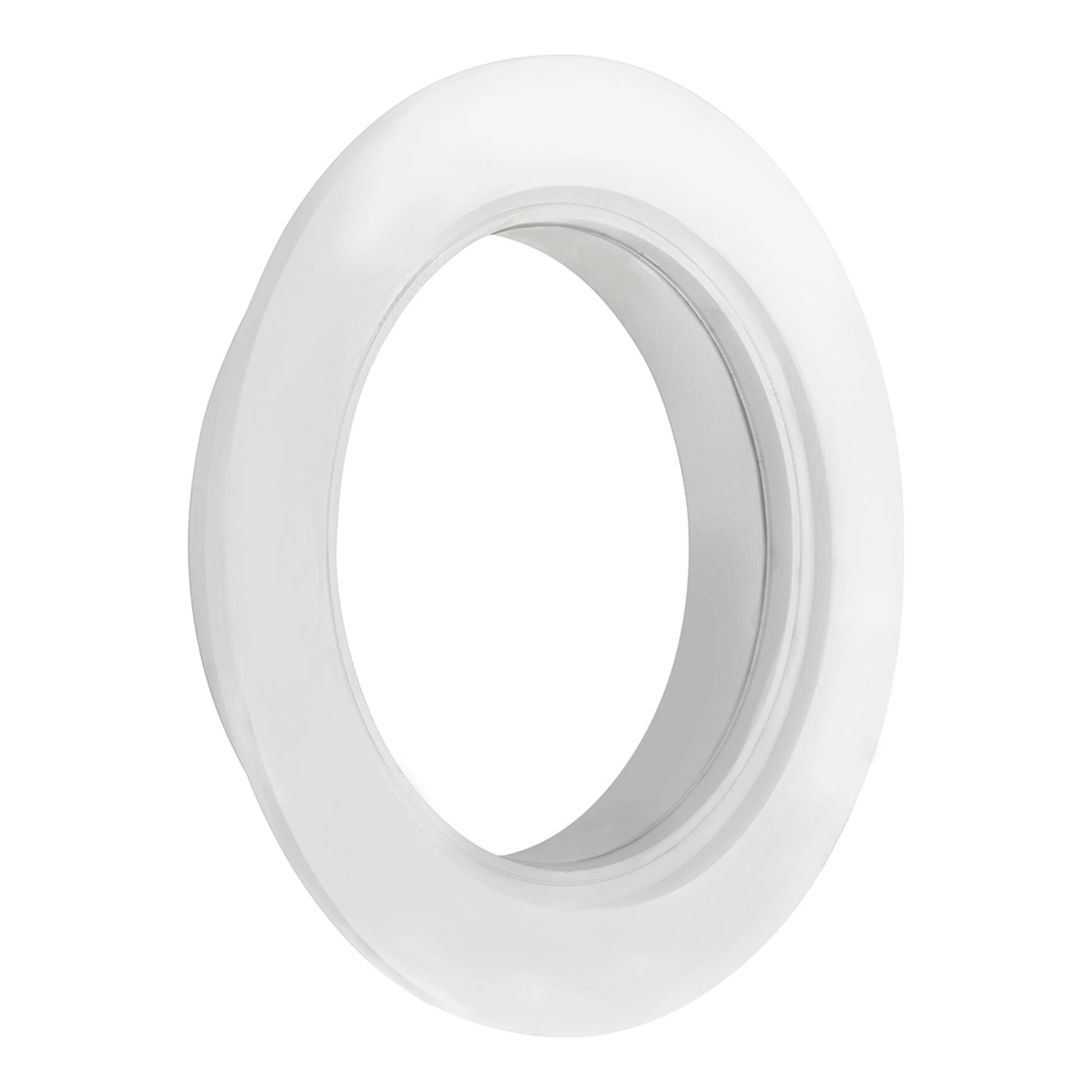 Fönster Landskap 60 cm Runt Vitmålat