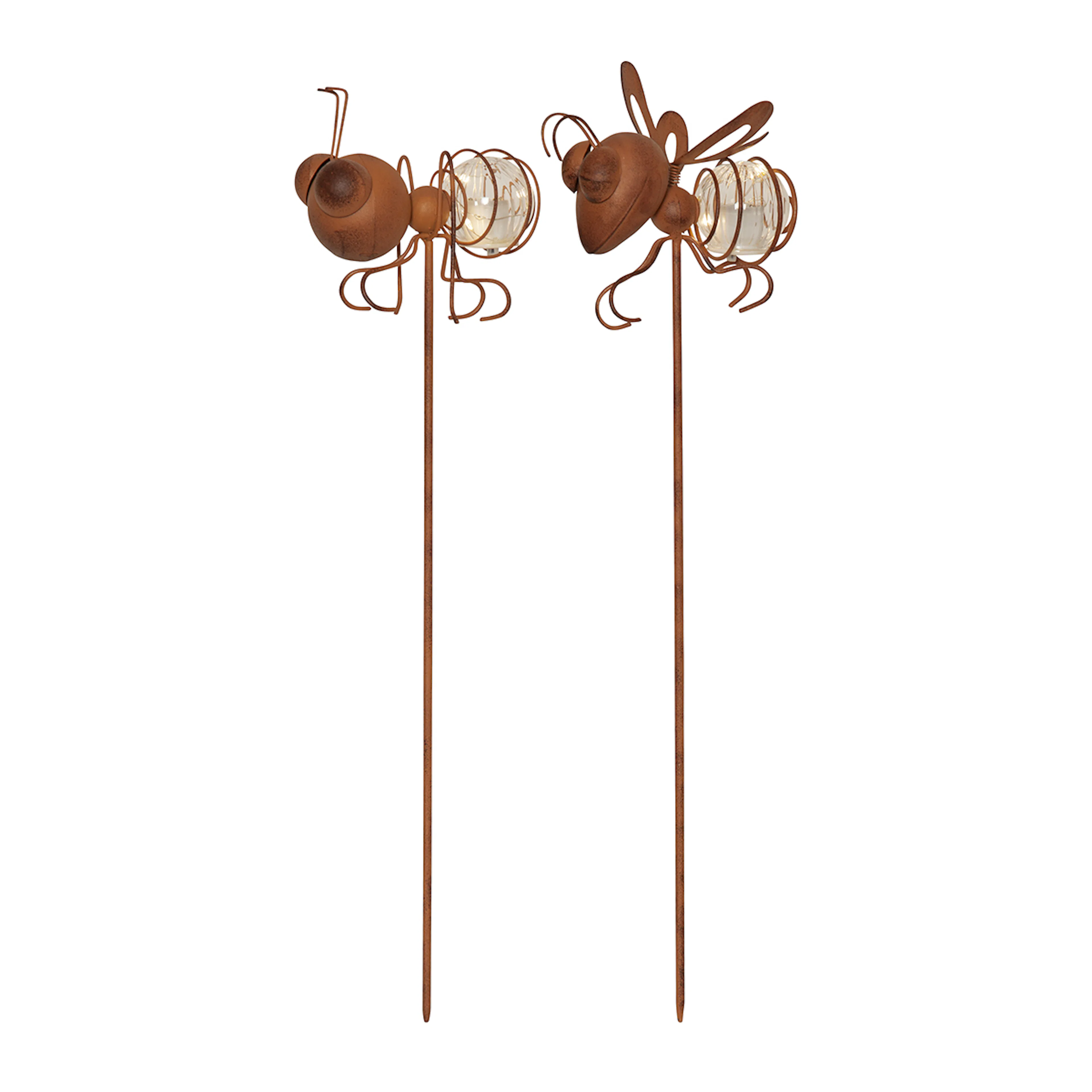 Solcellsdekoration Star Trading Oxida LED 2-pack Insekt