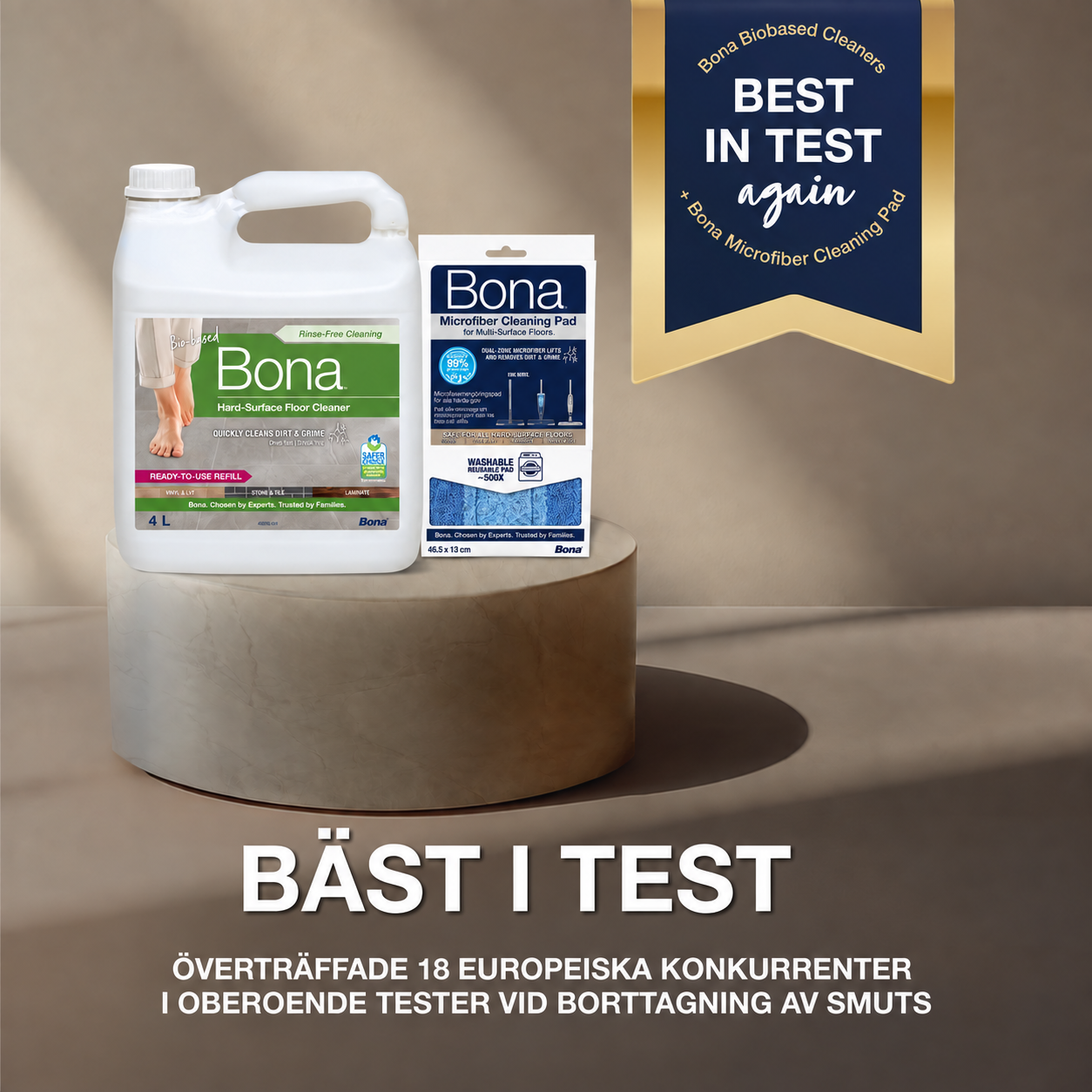 Cleaner Bona för Klinker och Laminat 4 liter