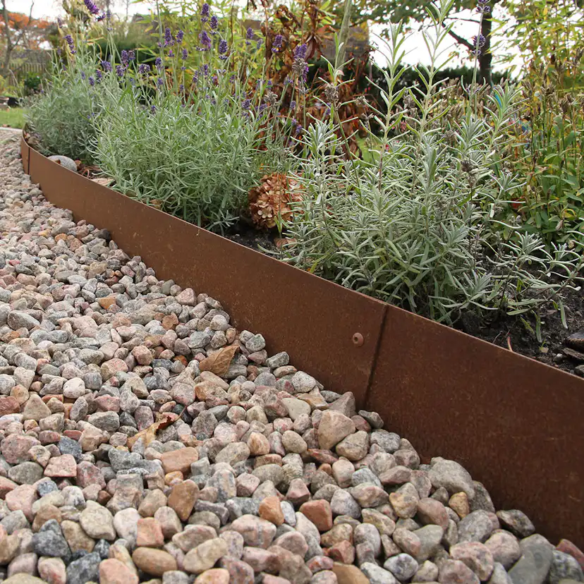 Planteringskant Flexigarden Corten 120 Skarvplåt