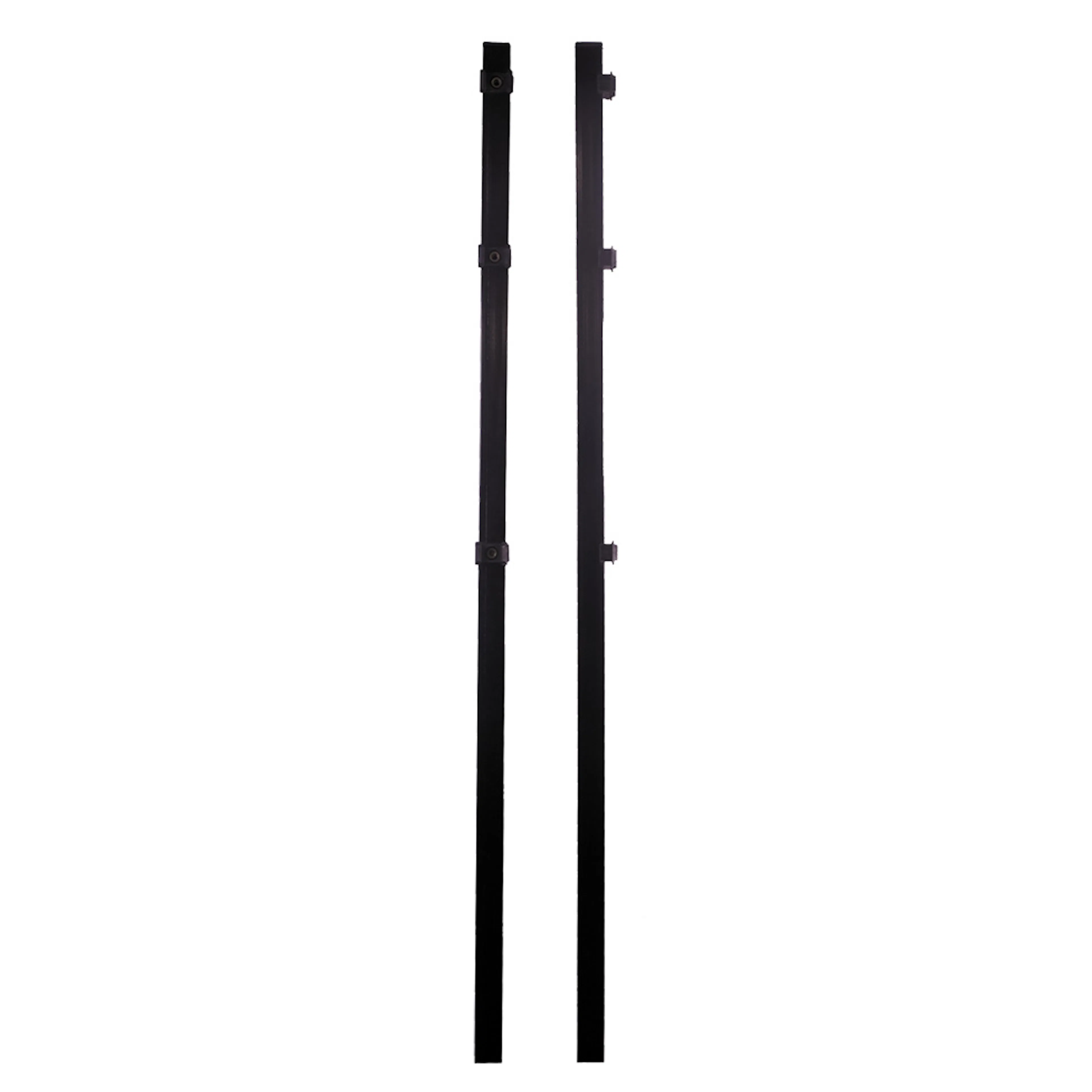 Stolpe NSH till Panelstängsel 40x40 mm Svart