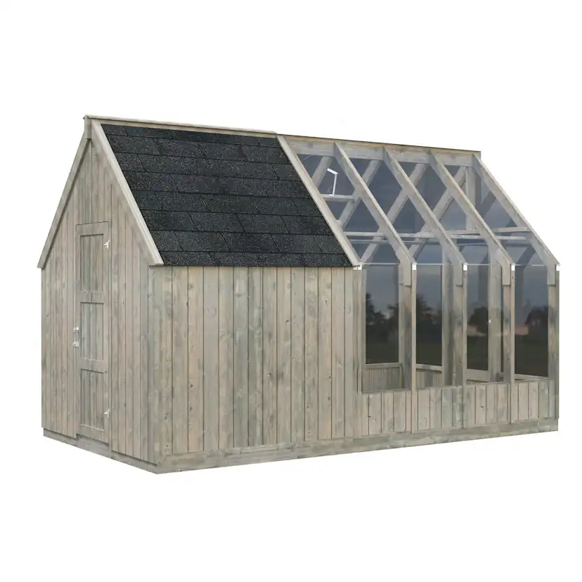 Förråd Palmako Emilia 4,4 m² Redskapsbod i Trä