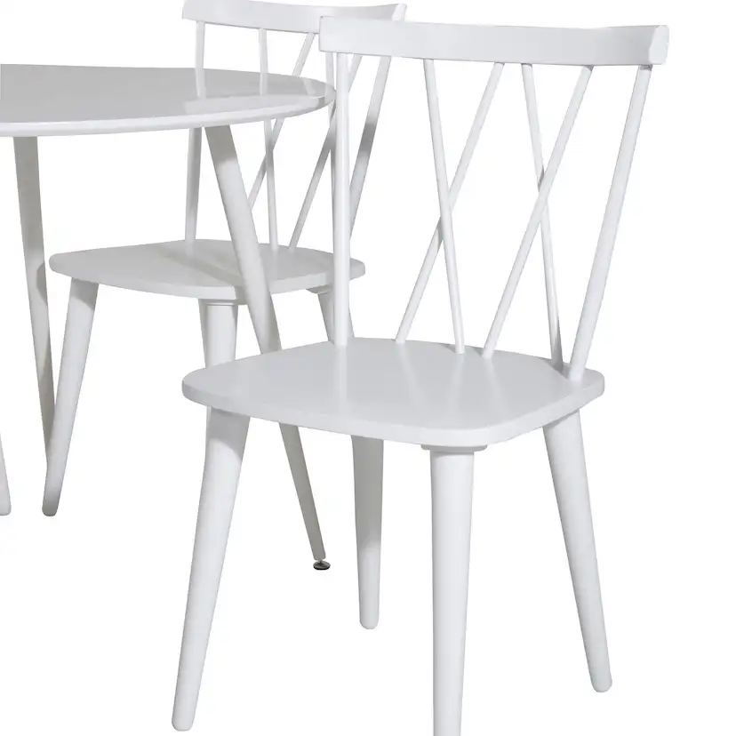 Matgrupp Venture Home Plake med 4 Laura Stolar Polyestertyg Runt