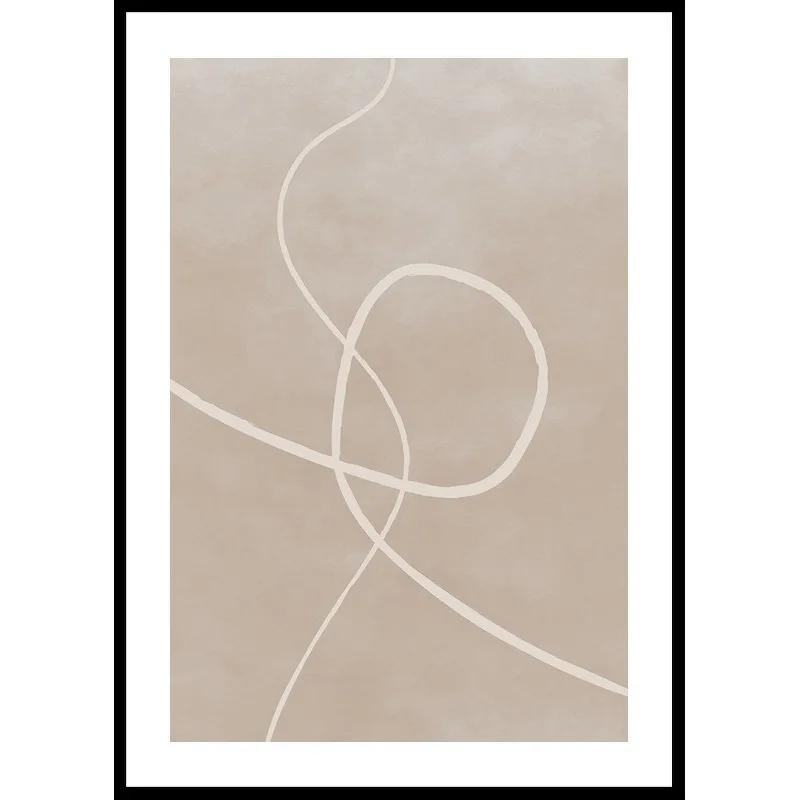 Poster Gallerix Line Art Inverted No2