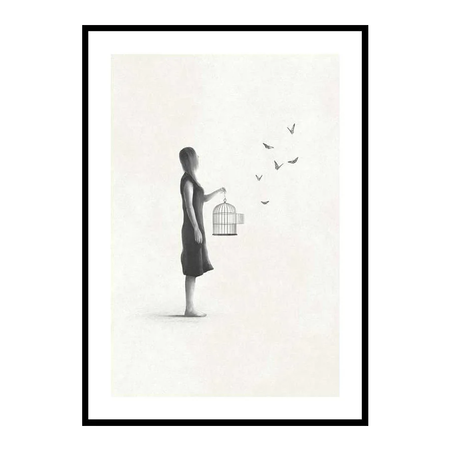 Butterfly Escape 50x70 cm