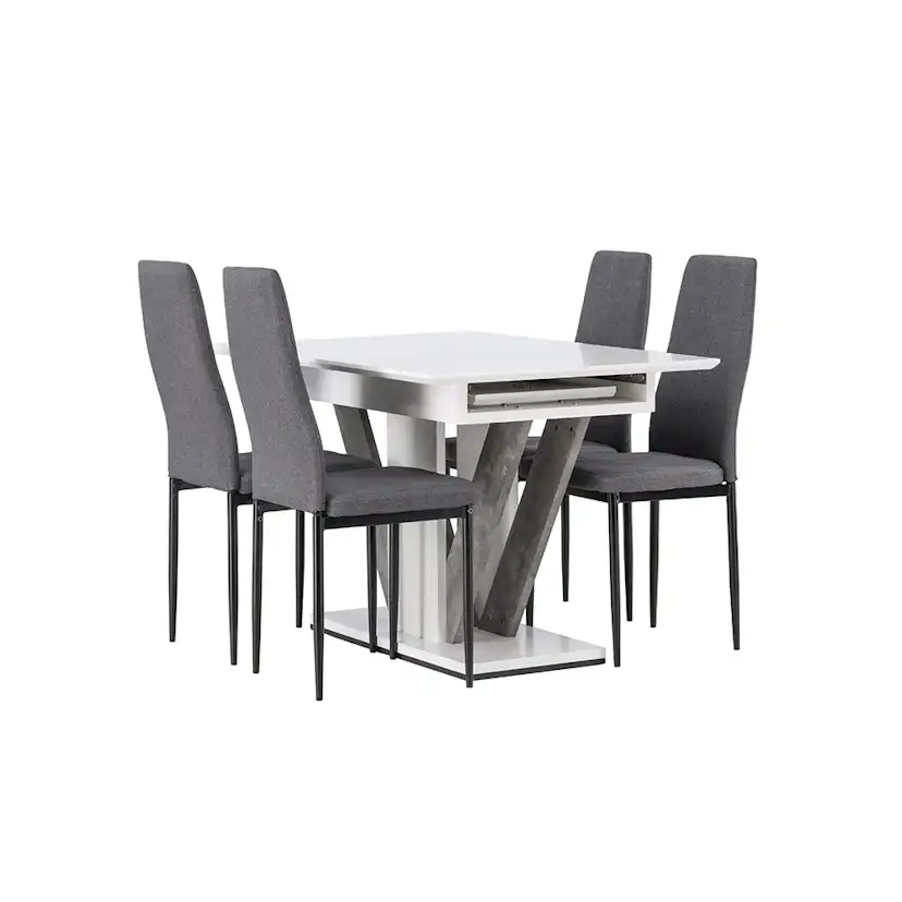 Matgrupp Venture Home Disa med 4 Petra Stolar