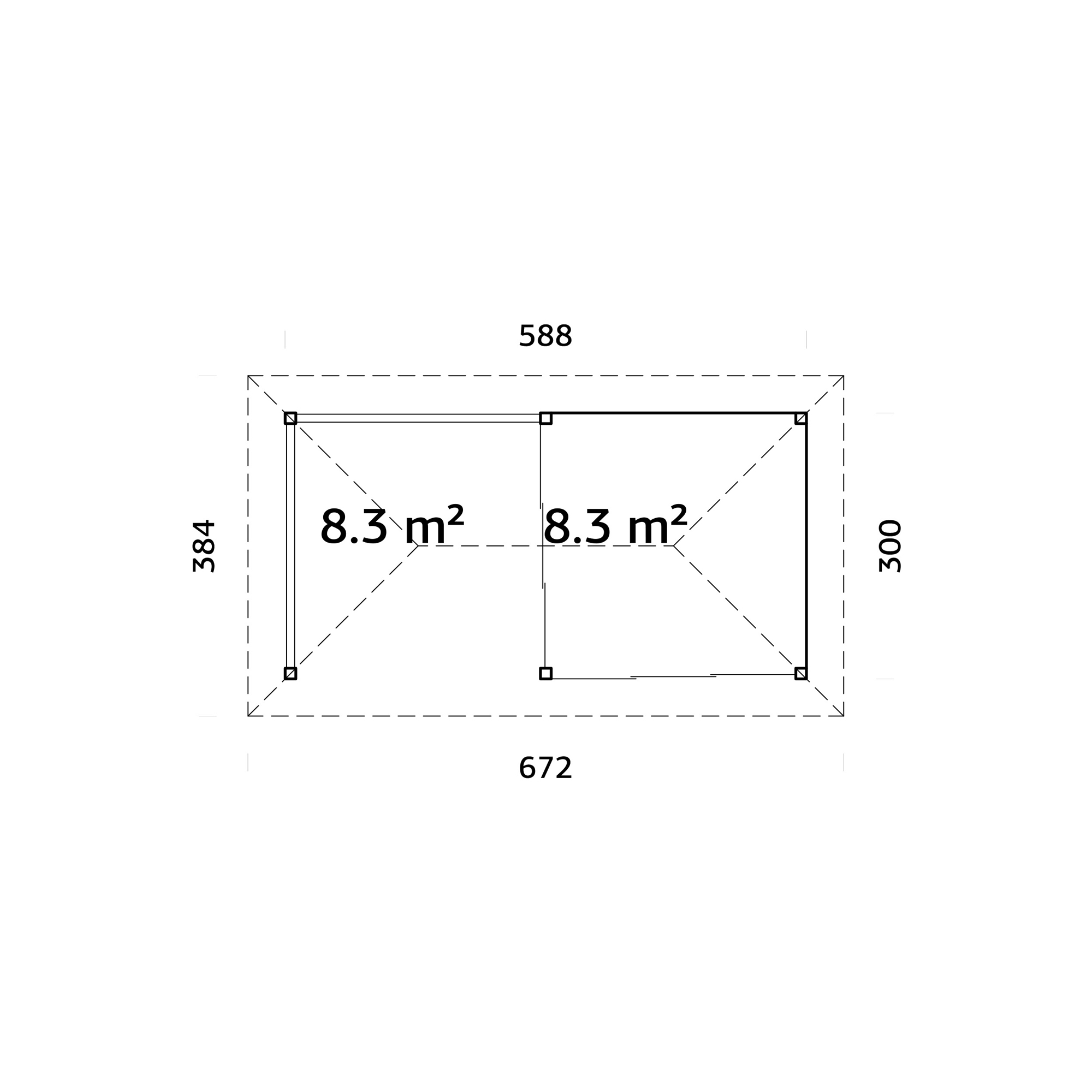 Uterum Palmako Bianca 16,6 m2 Set 203 Slide