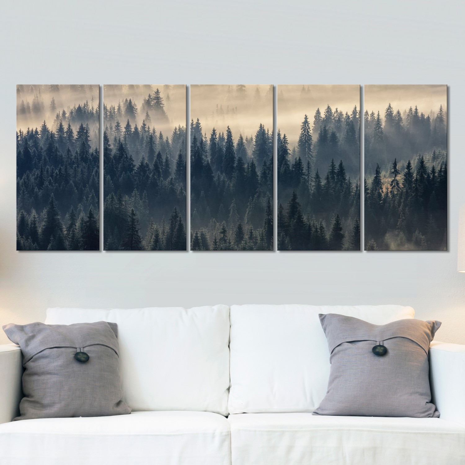 Tavla Arkiio Fir In The Fog