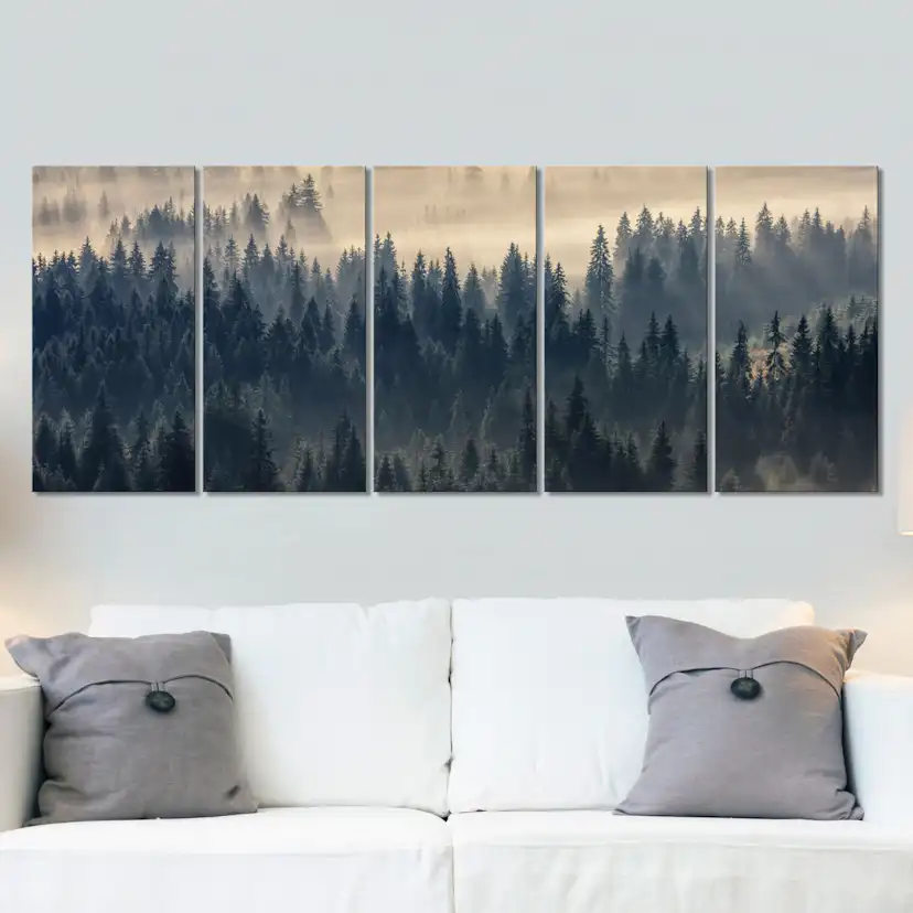 Tavla Arkiio Fir In The Fog